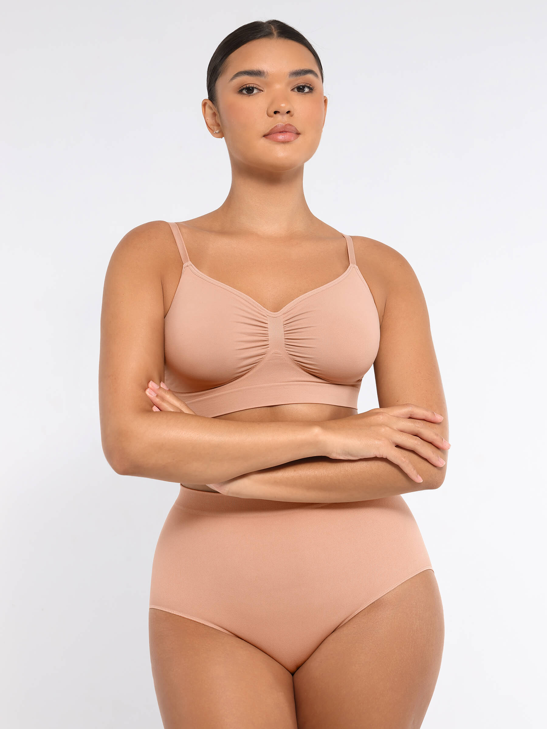 Feelingirl 3-Pack Seamless Smooth Wireless Bra Bundle - Image 57
