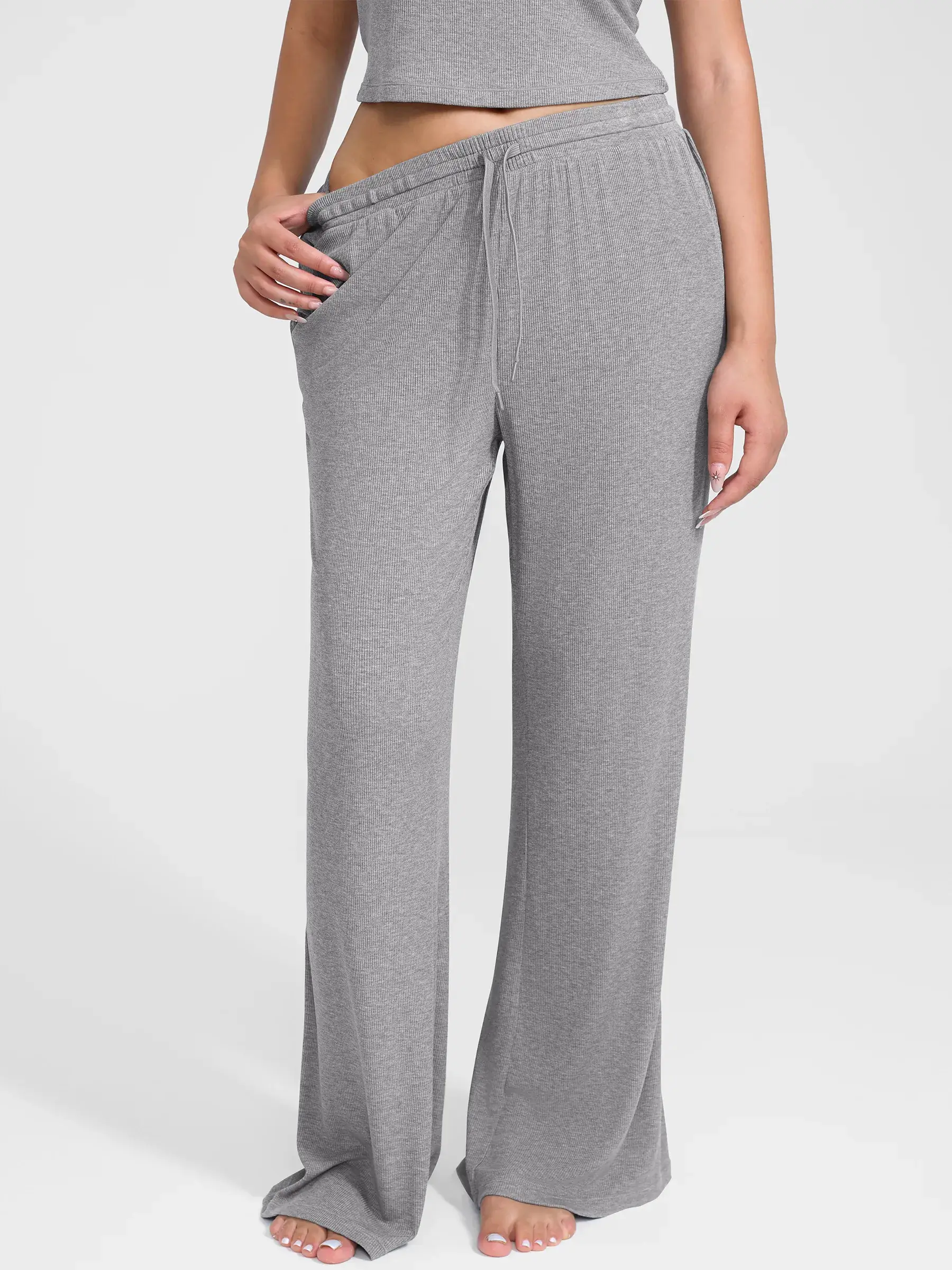 Feelingirl Breathable Ribbed Loungewear Pants - Image 11