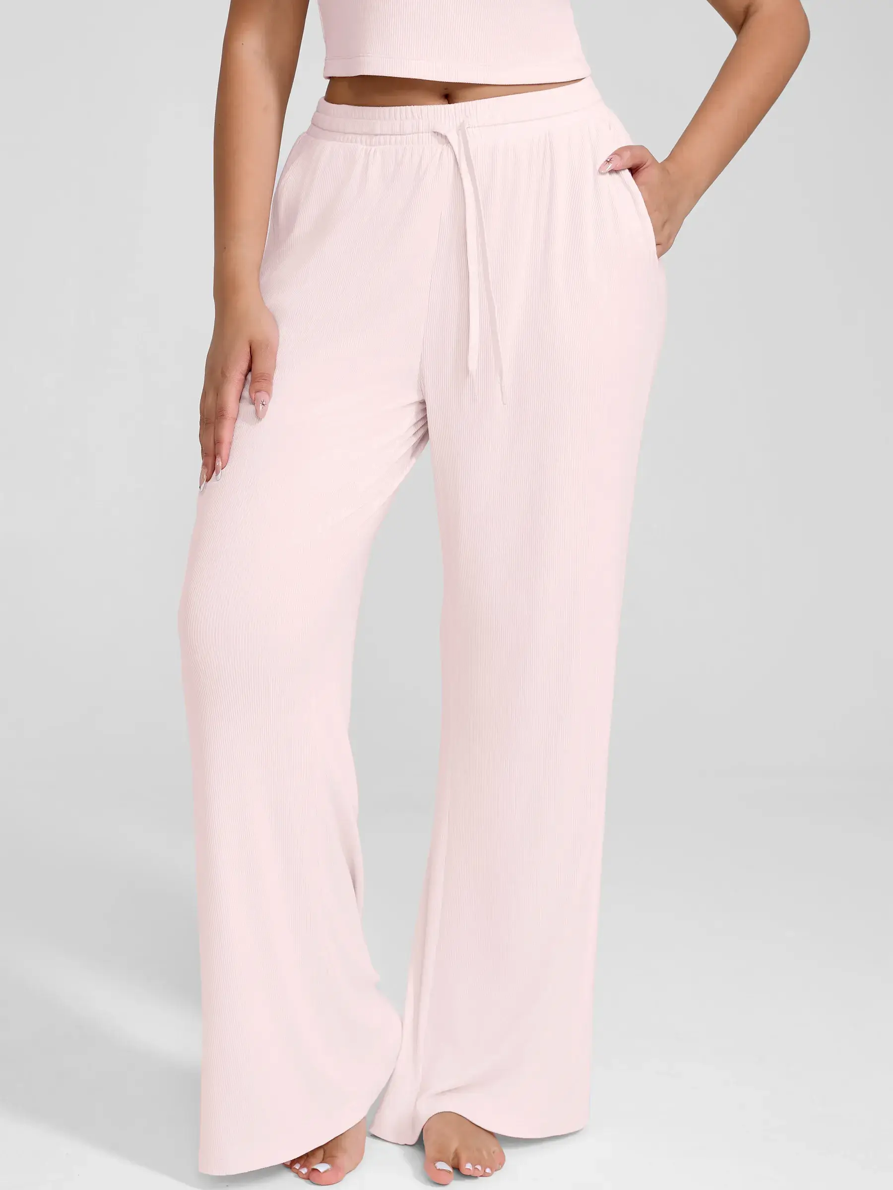Feelingirl Breathable Ribbed Loungewear Pants - Image 15