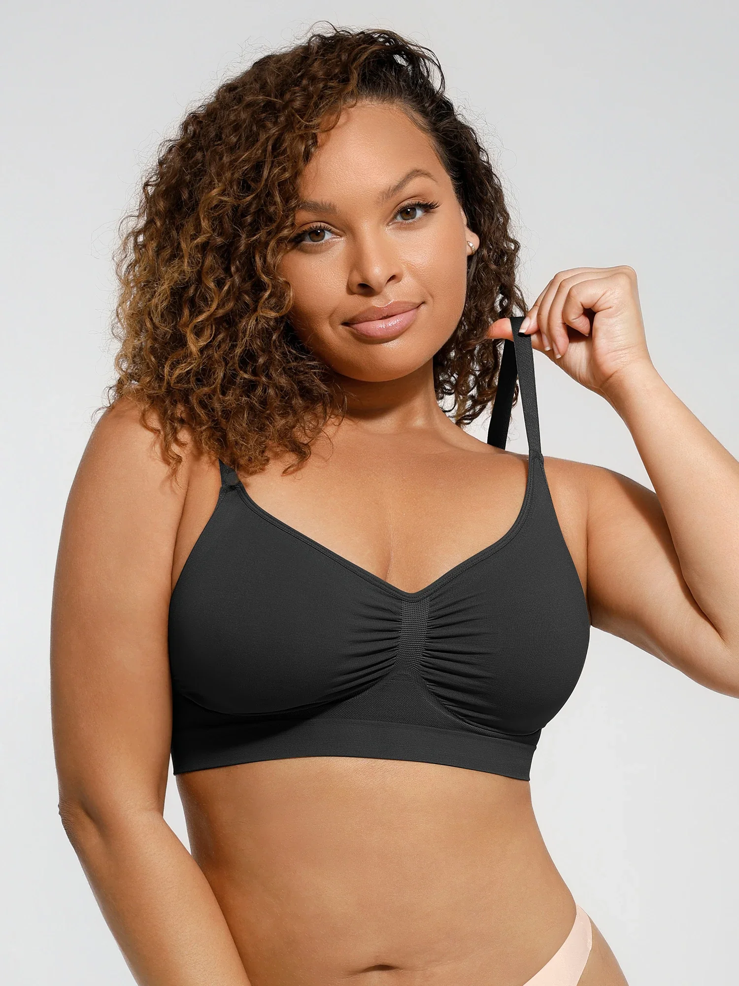 Feelingirl Everyday Wireless Bra Unlined Soft Bra - Image 9