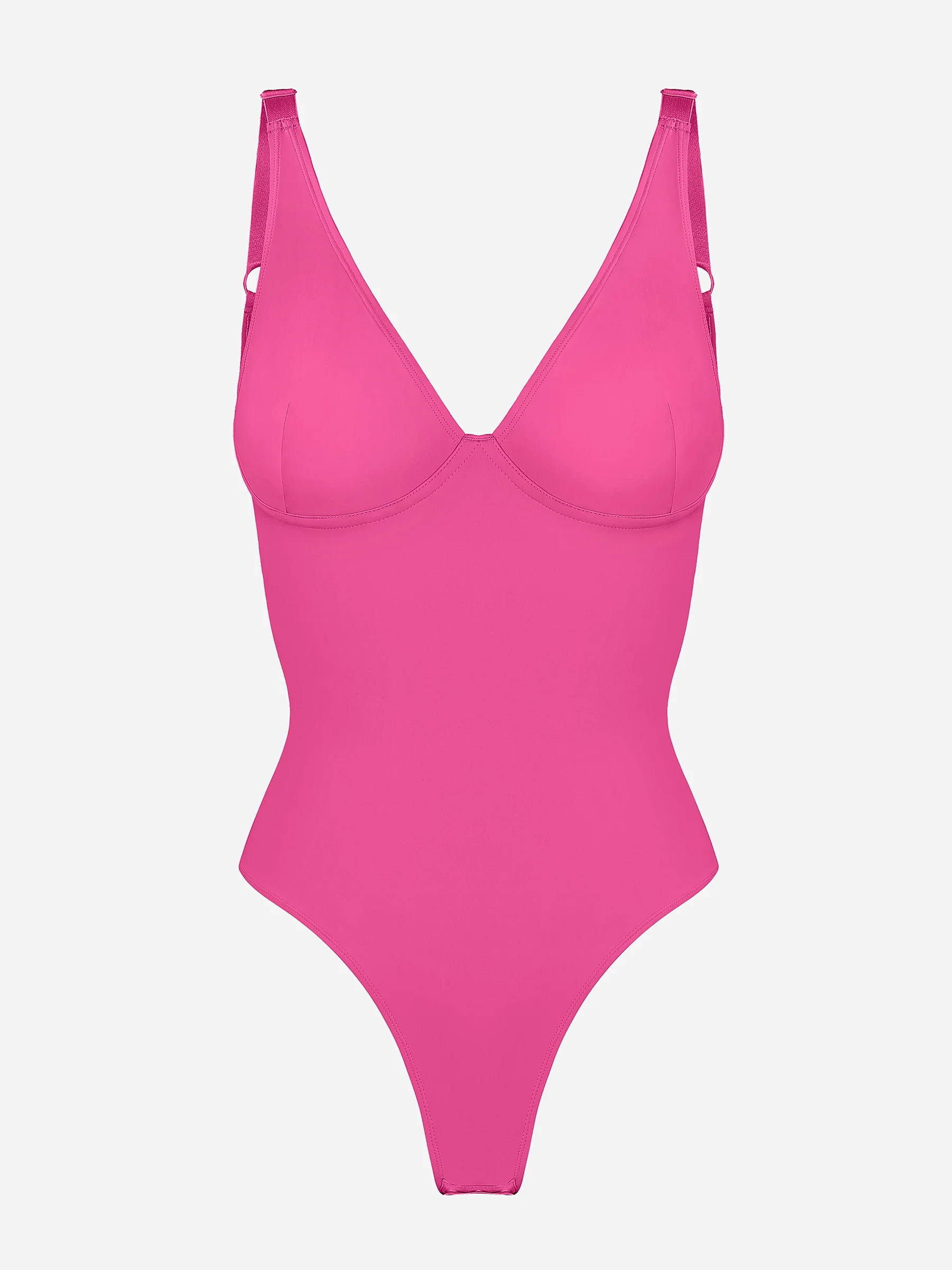 Feelingirl Deep V Neck Tummy Control Shapewear Bodysuit - Image 92