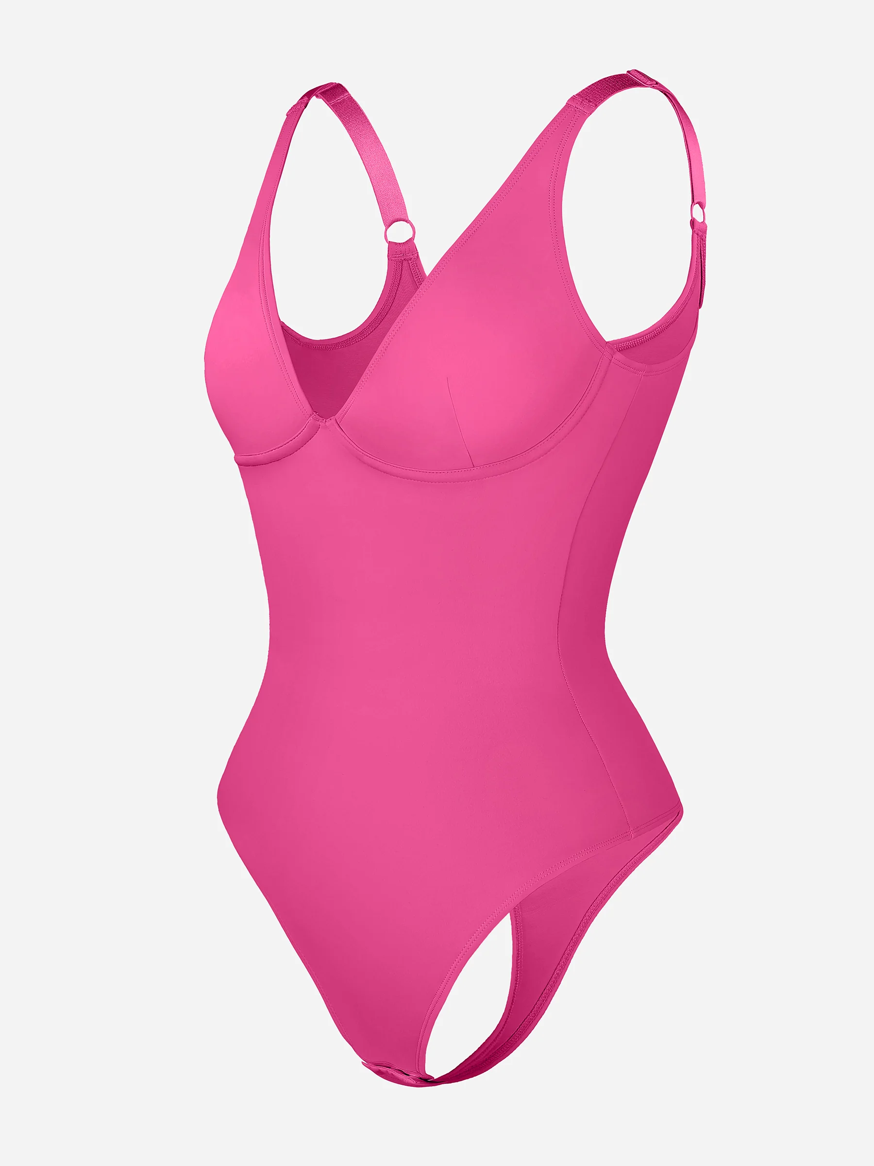 Feelingirl Deep V Neck Tummy Control Shapewear Bodysuit - Image 93