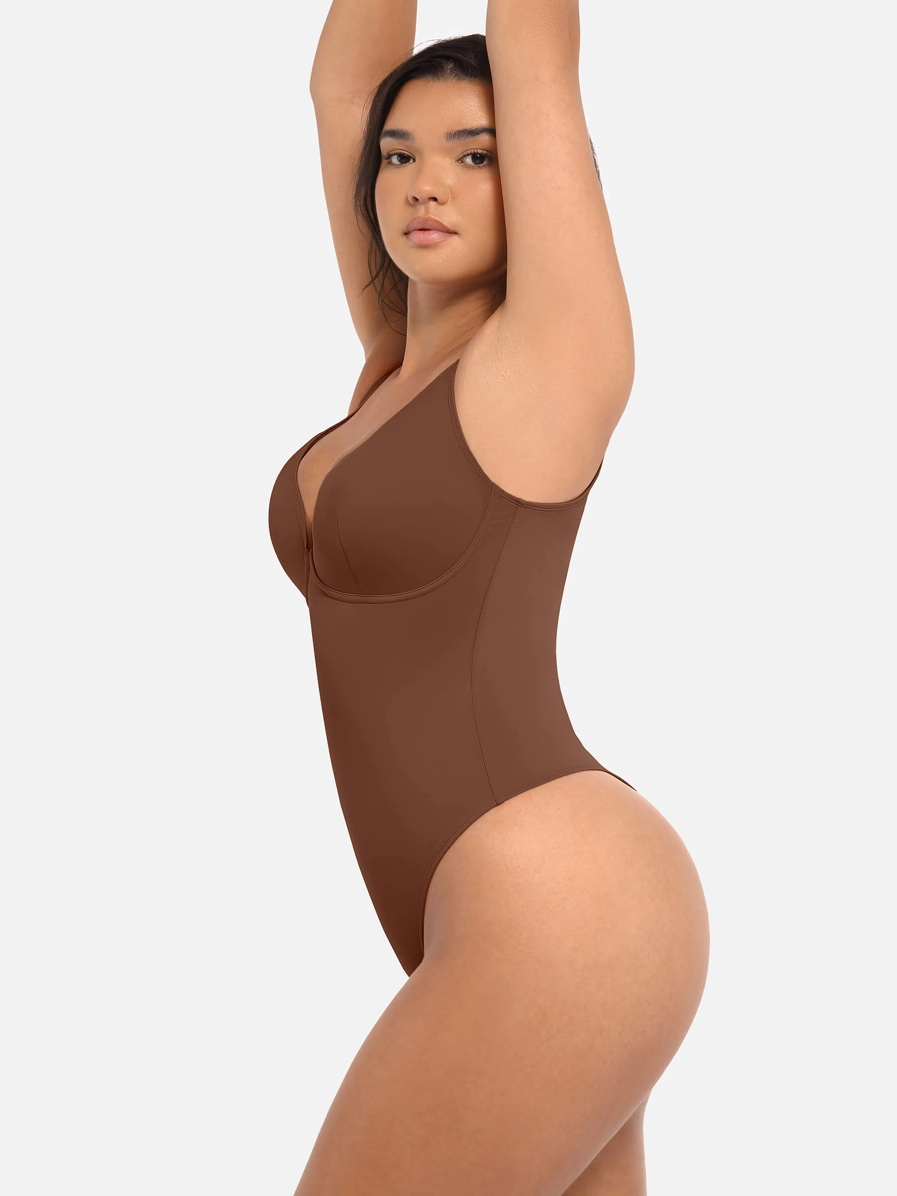 Feelingirl Deep V Neck Tummy Control Shapewear Bodysuit [BOGO] - Image 20