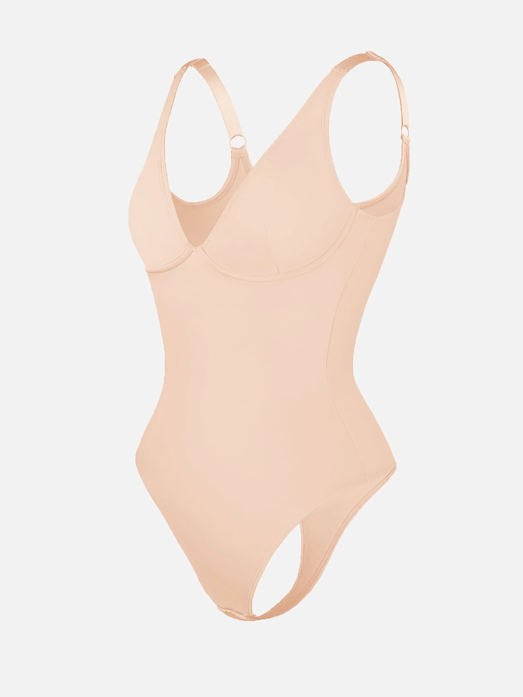 Feelingirl V Neck Tummy Control Bodysuit - Image 25