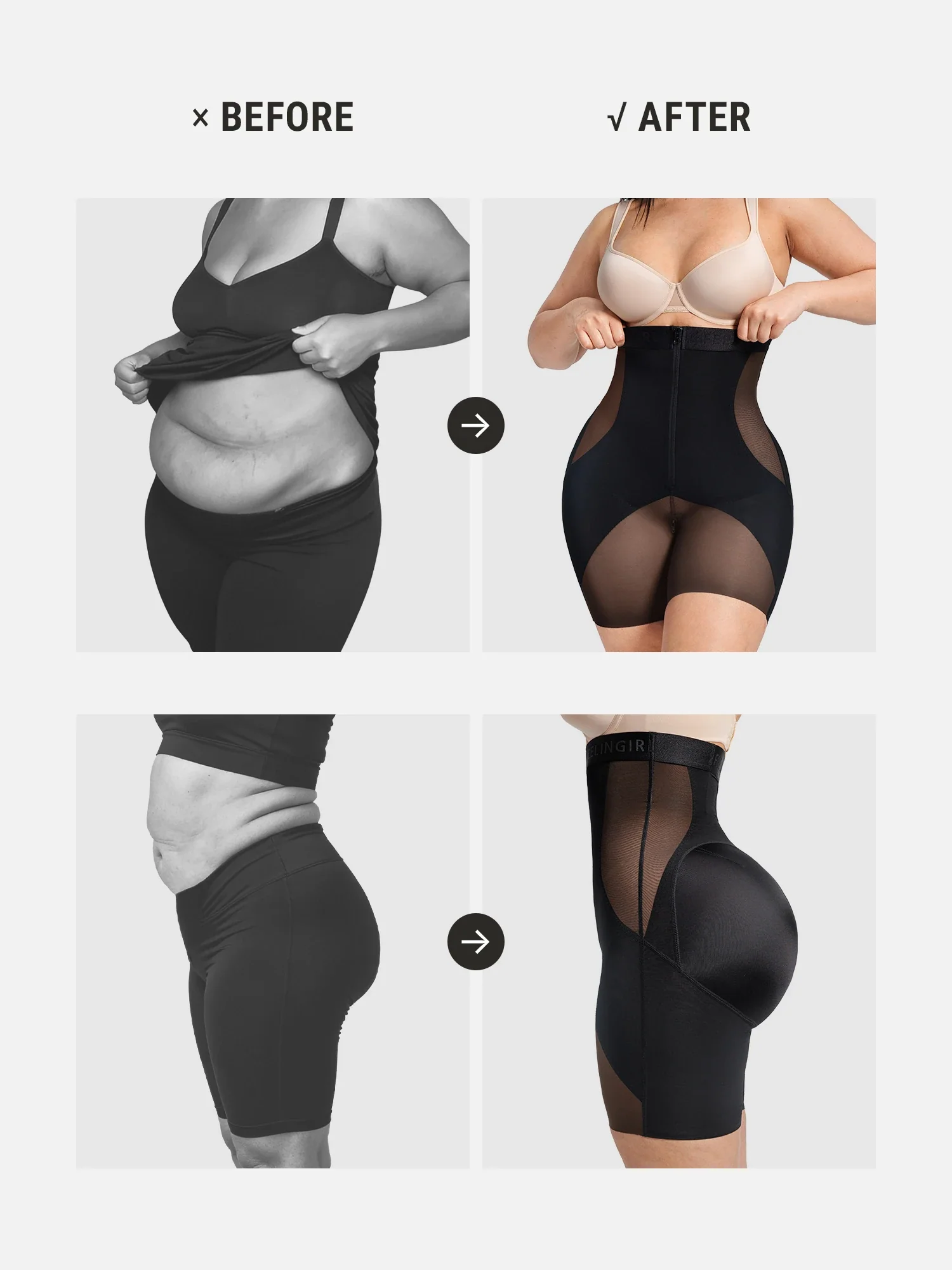 Feelingirl FeelXpert™ Tummy Control Butt Lift Shaper Shorts - Image 5
