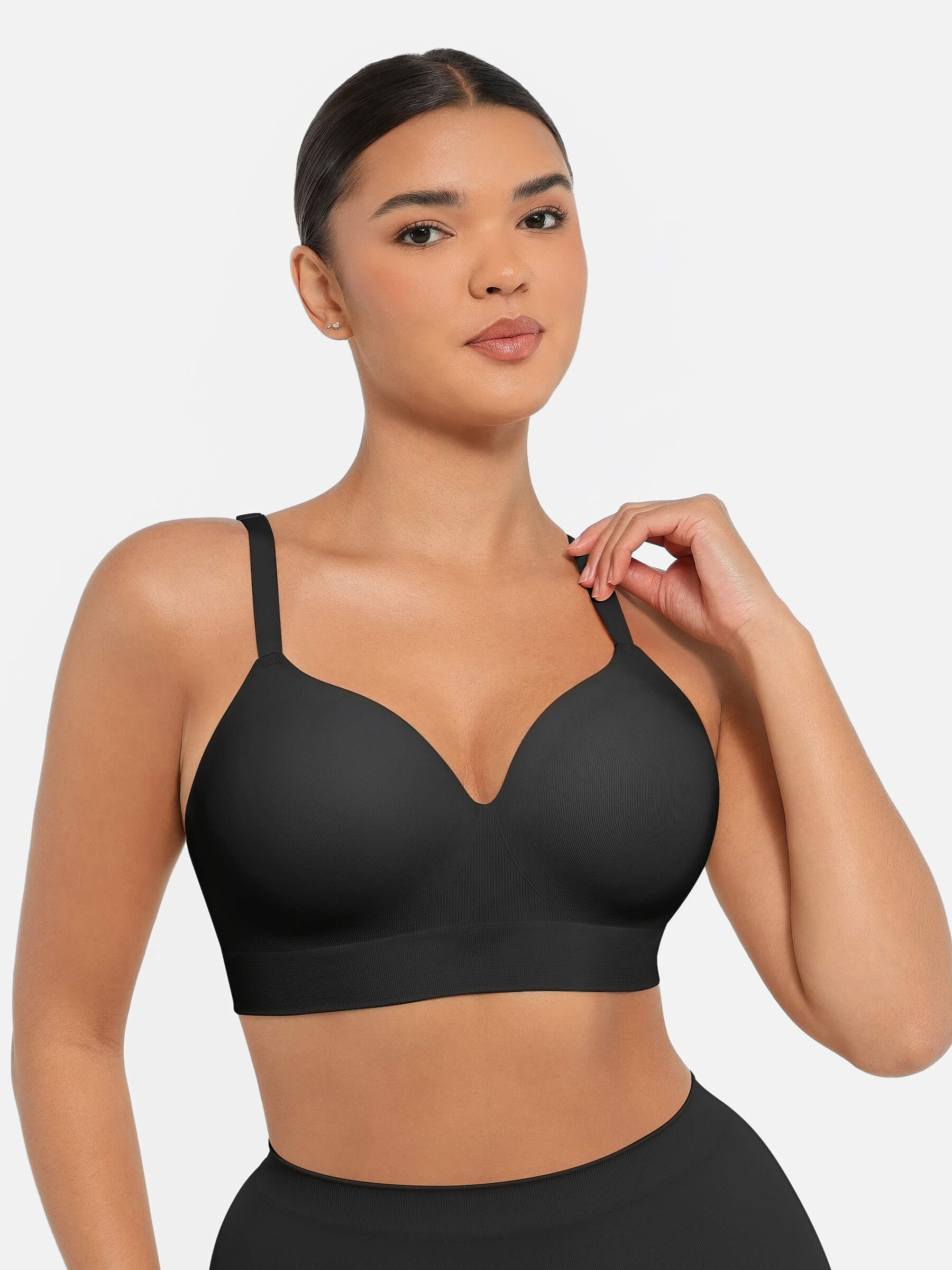 Feelingirl Wireless Push-Up Seamless Full Coverage Bra Bundle - Image 13
