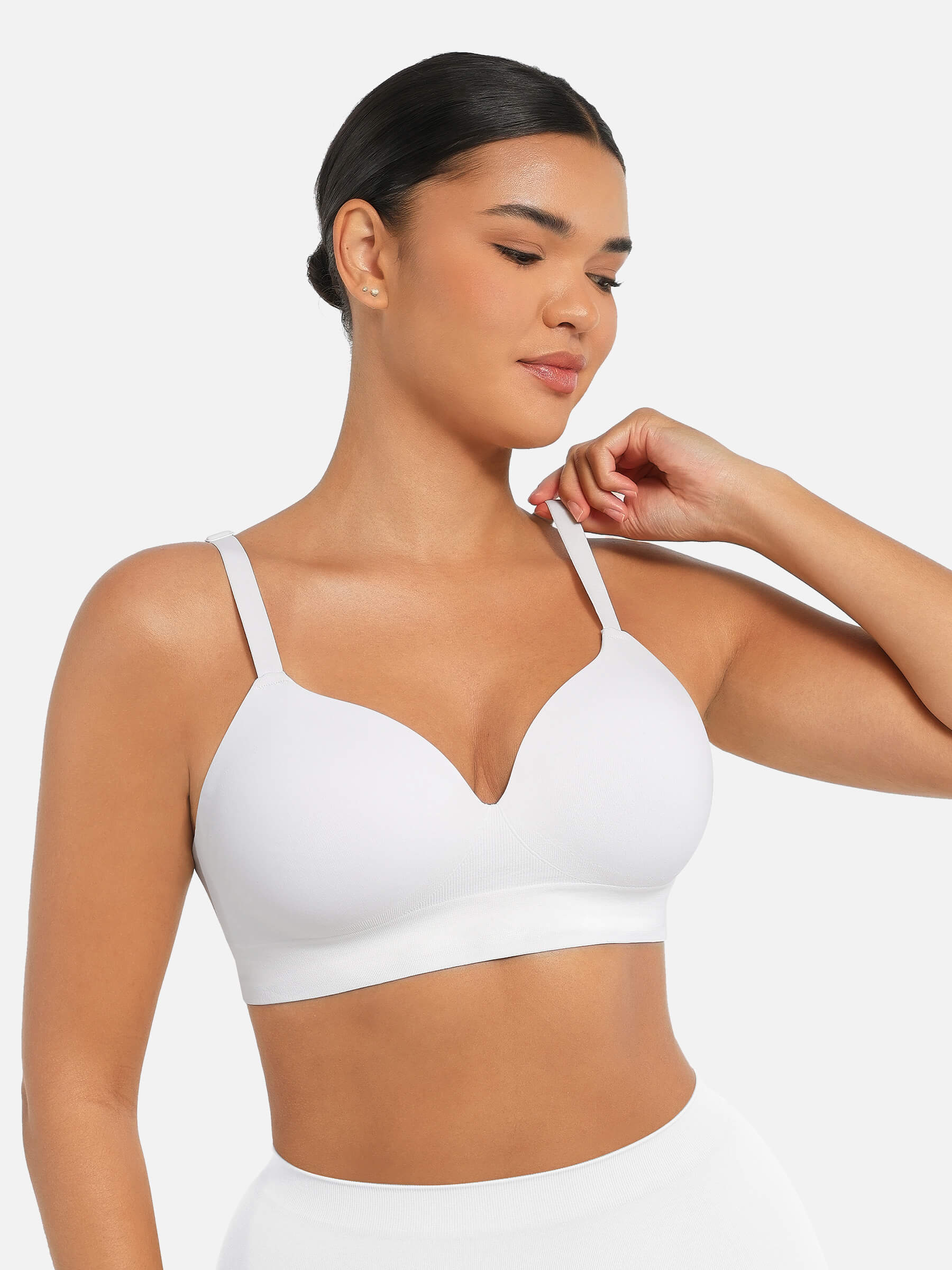 Feelingirl Wireless Push-Up Seamless Full Coverage Bra Bundle - Image 35