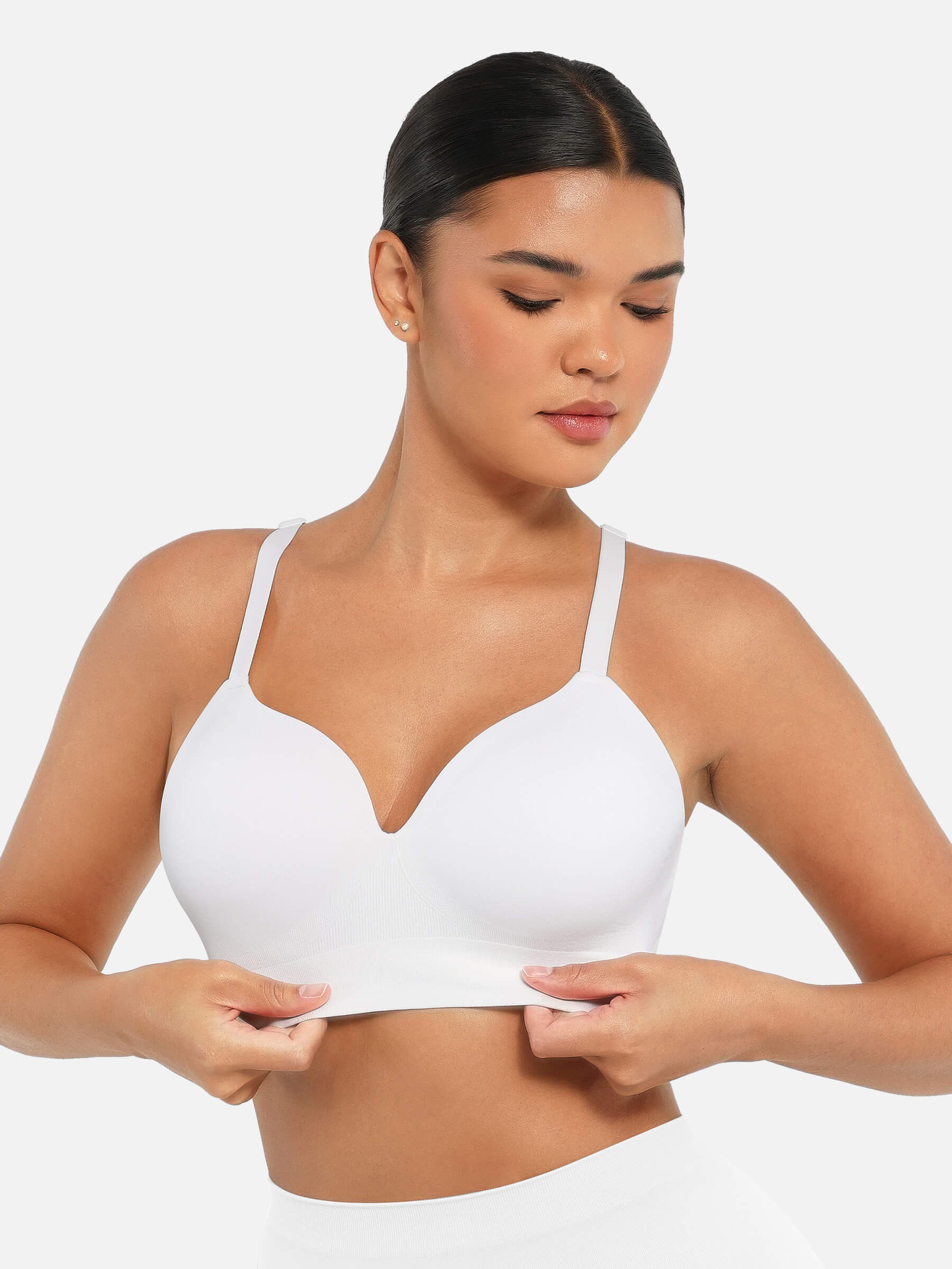 Feelingirl Wireless Push-Up Seamless Full Coverage Bra Bundle - Image 36