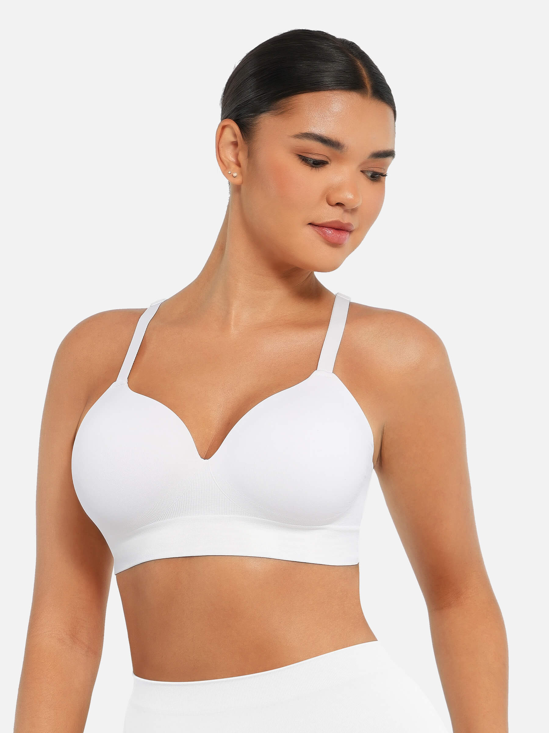 Feelingirl Wireless Push-Up Seamless Full Coverage Bra Bundle - Image 38