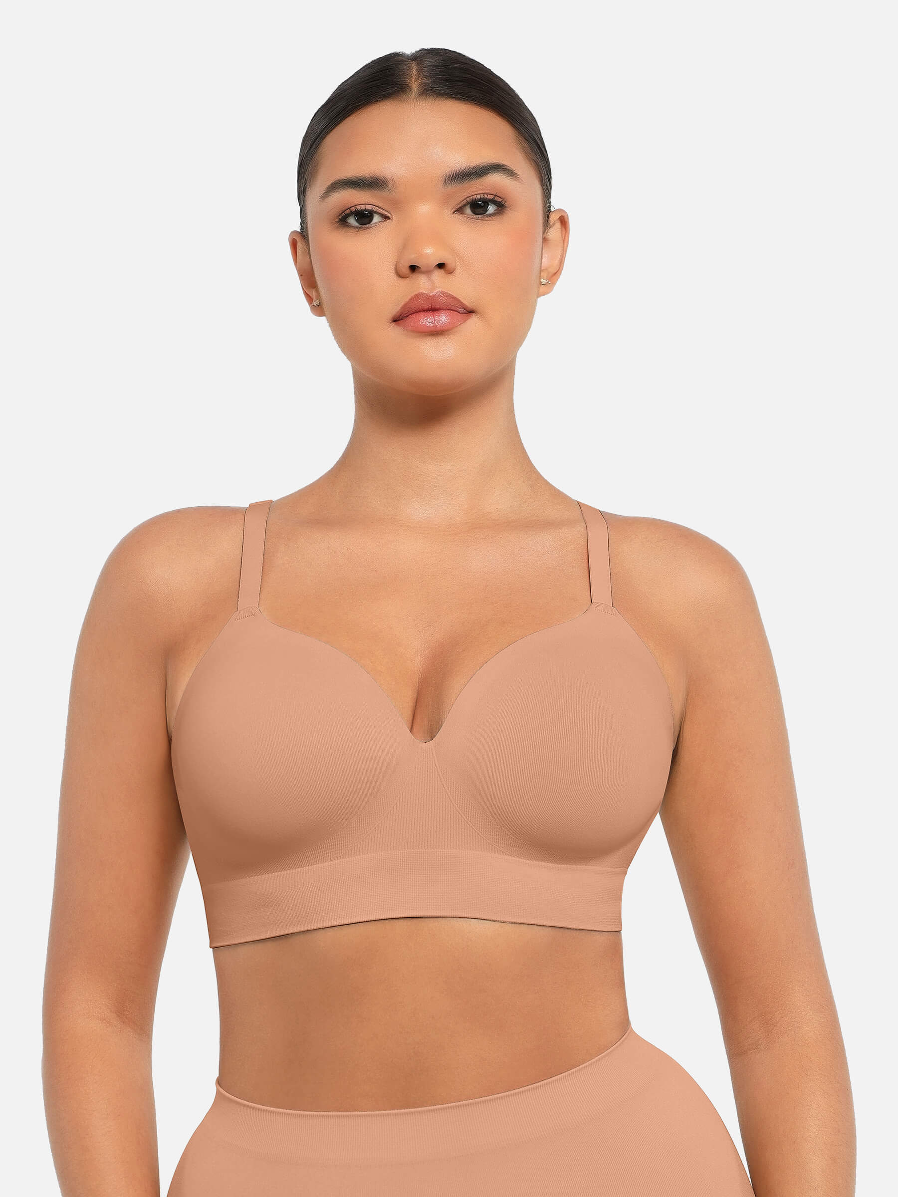 Feelingirl Wireless Push-Up Seamless Full Coverage Bra Bundle - Image 3