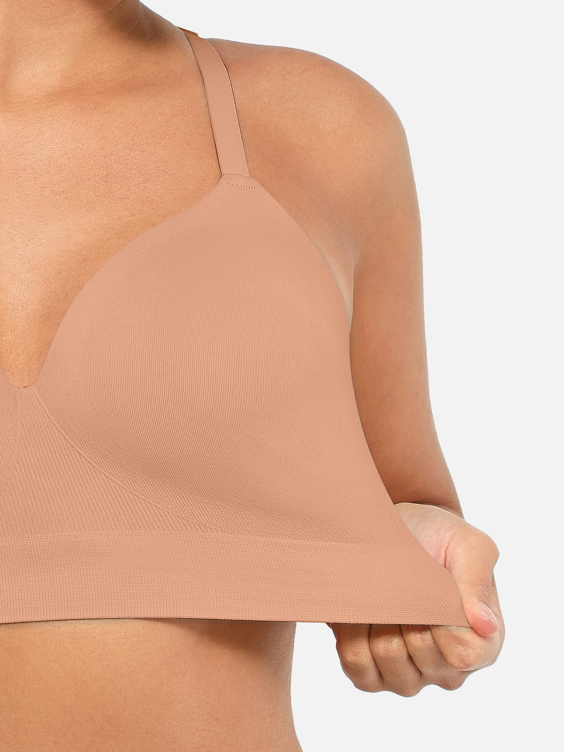 Feelingirl Wireless Push-Up Seamless Full Coverage Bra Bundle - Image 5