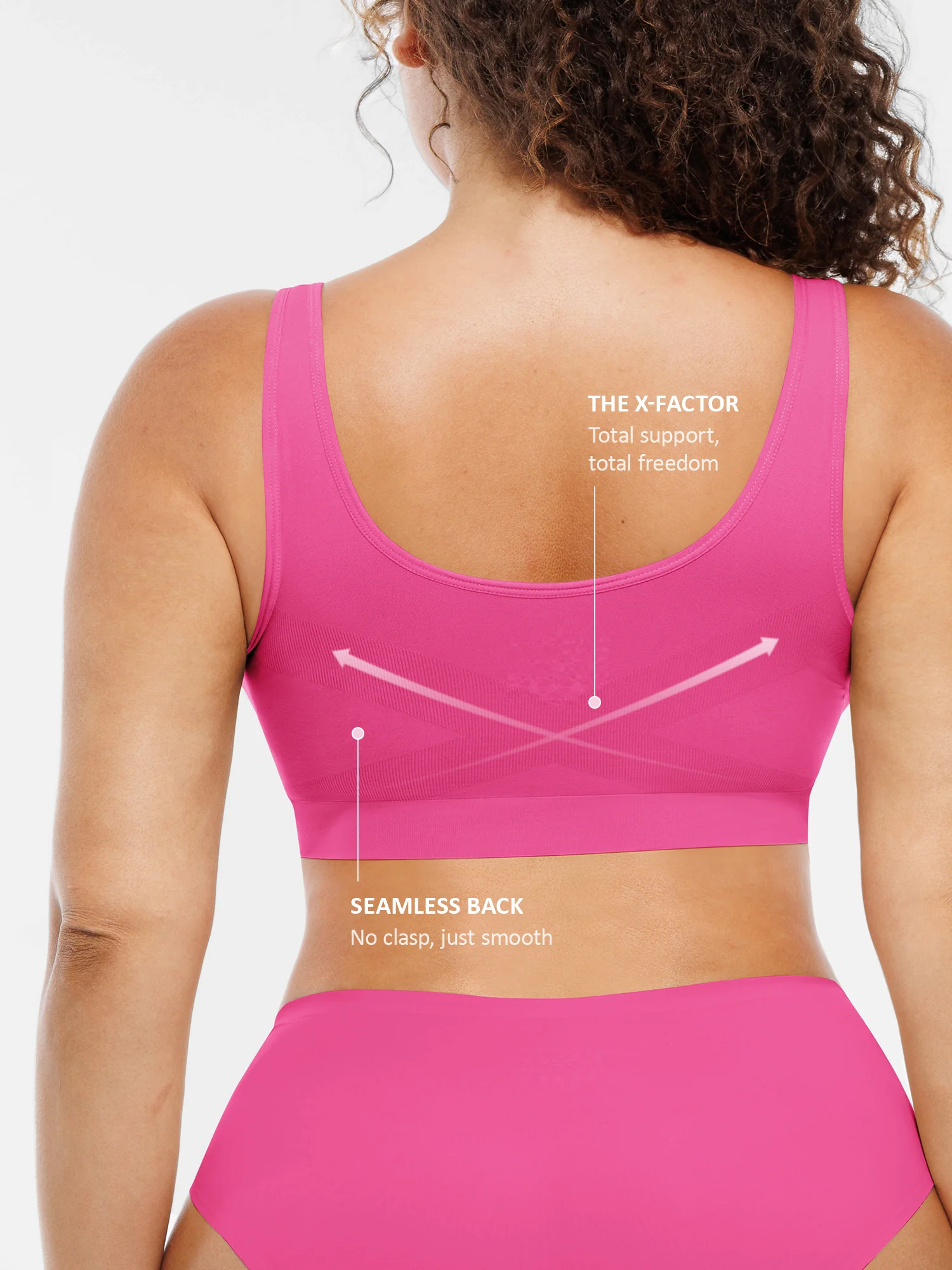 Feelingirl No Underwire Wide Straps Everyday Bra - Image 34