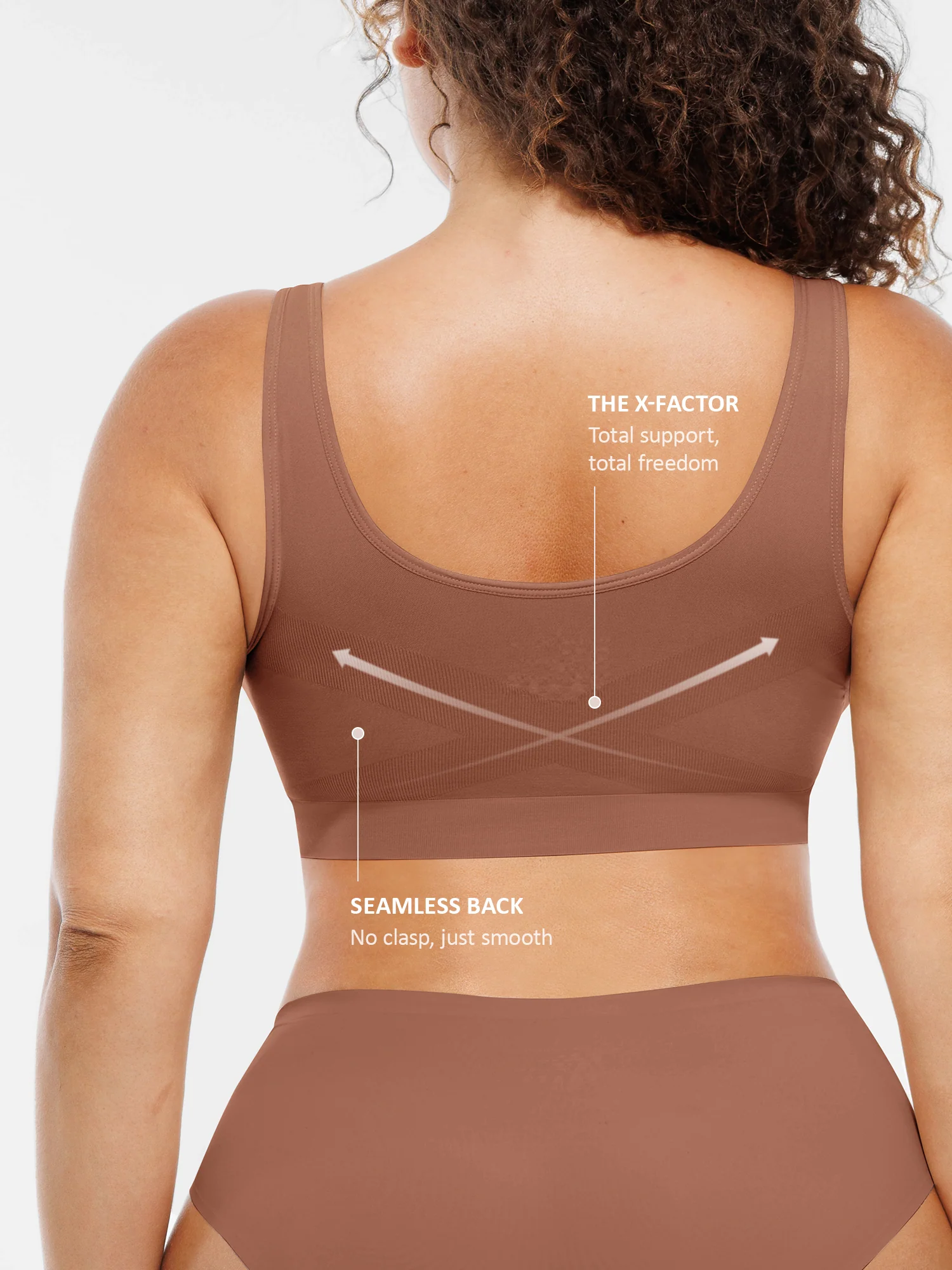 Feelingirl No Underwire Wide Straps Everyday Bra - Image 9
