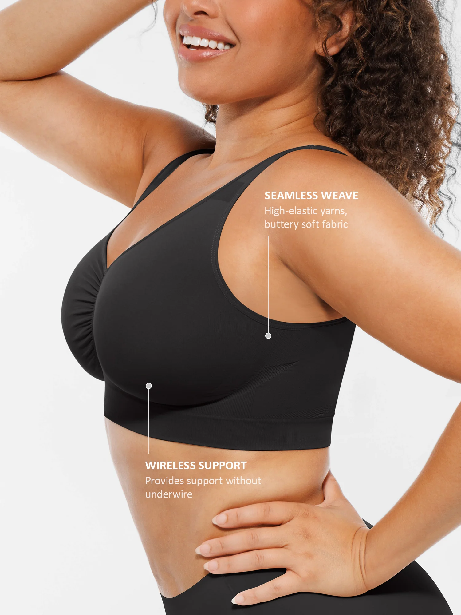 Feelingirl No Underwire Wide Straps Everyday Bra Bundle - Image 14