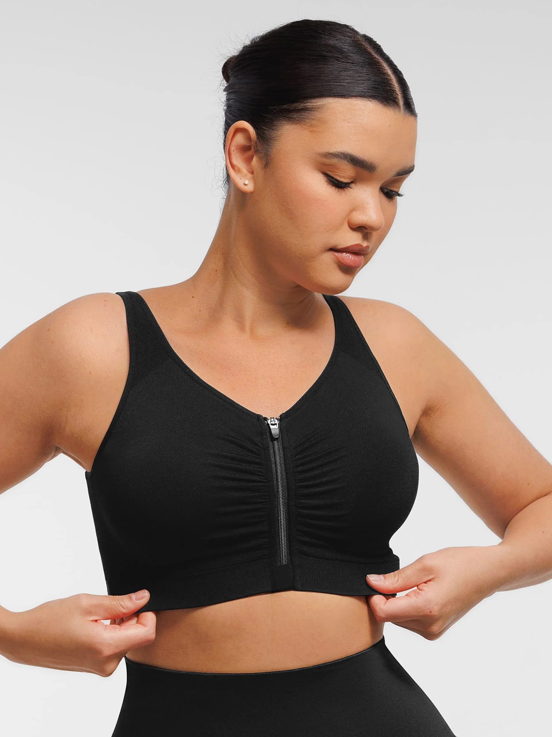 Feelingirl Seamless Front-Opening Zipper Bra - Image 5