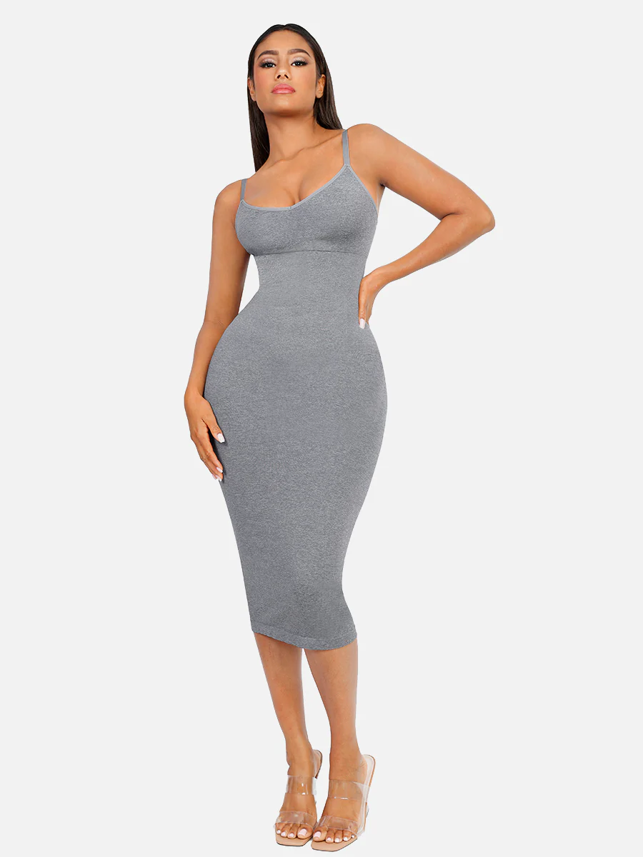 Feelingirl Seamless Midi Body Shaper Dress [BOGO] - Image 14