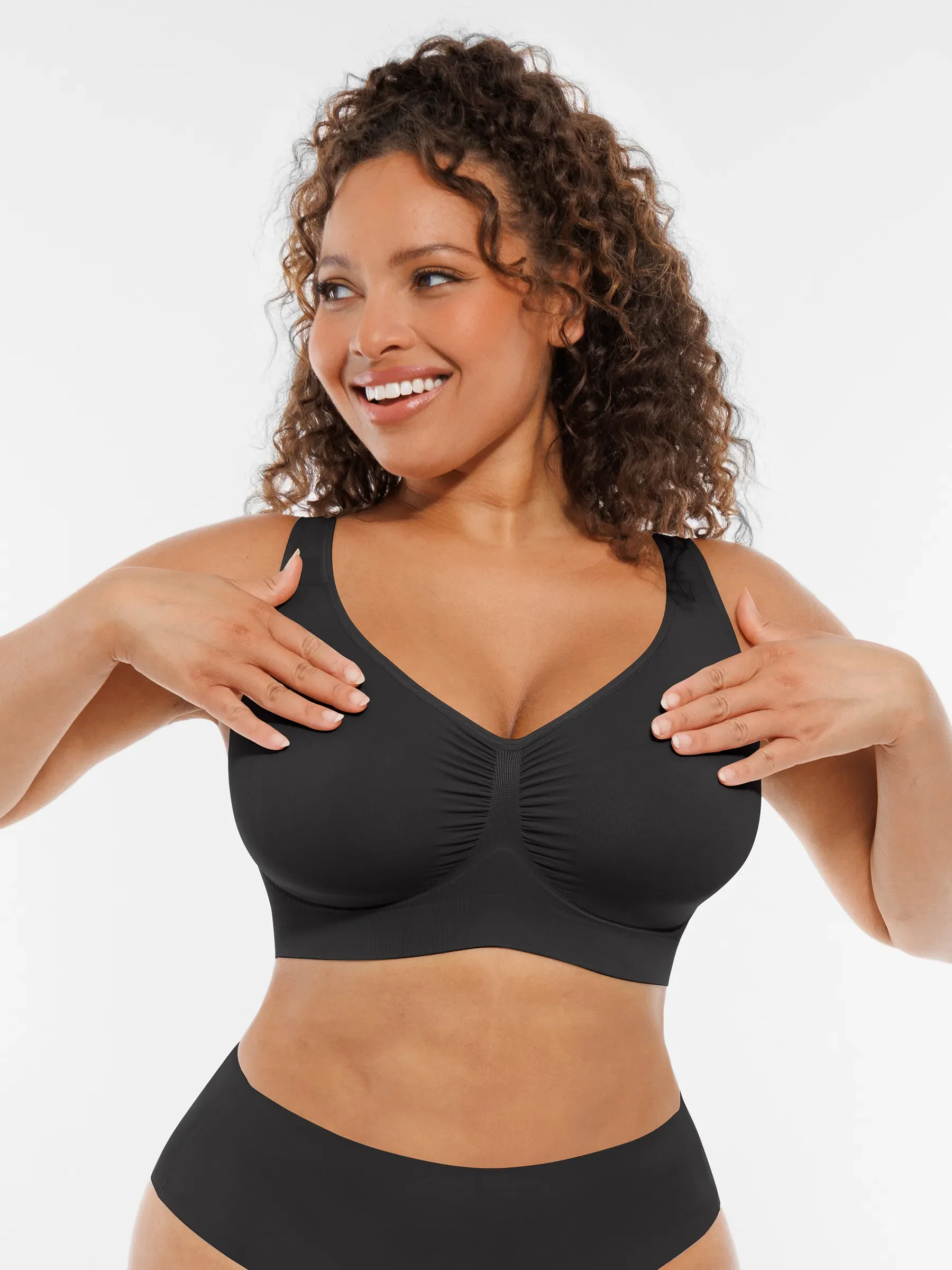 Feelingirl Seamless No Underwire Full Coverage Bra - Image 13