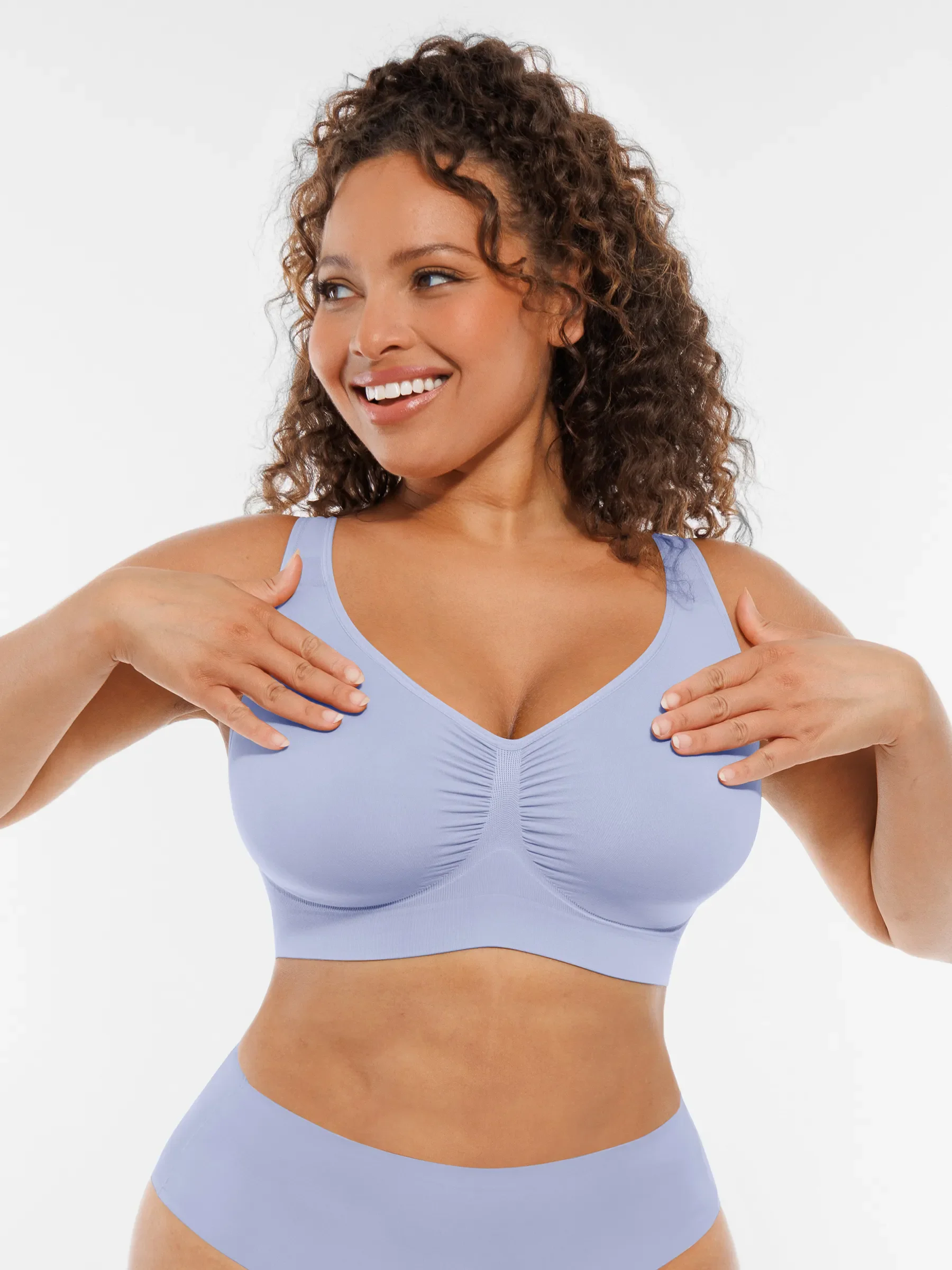 Feelingirl Seamless No Underwire Full Coverage Bra - Image 25