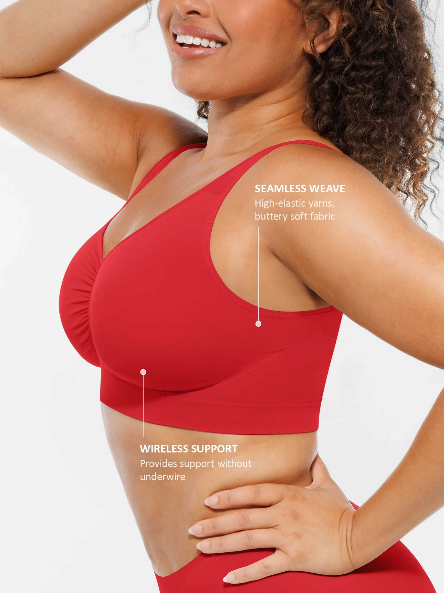 Feelingirl Seamless No Underwire Full Coverage Bra - Image 53