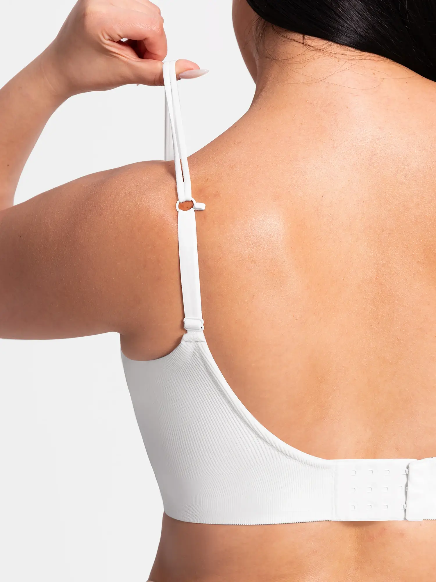 Lift Adjustable Seamless Wireless Ribbed Bra - Image 24