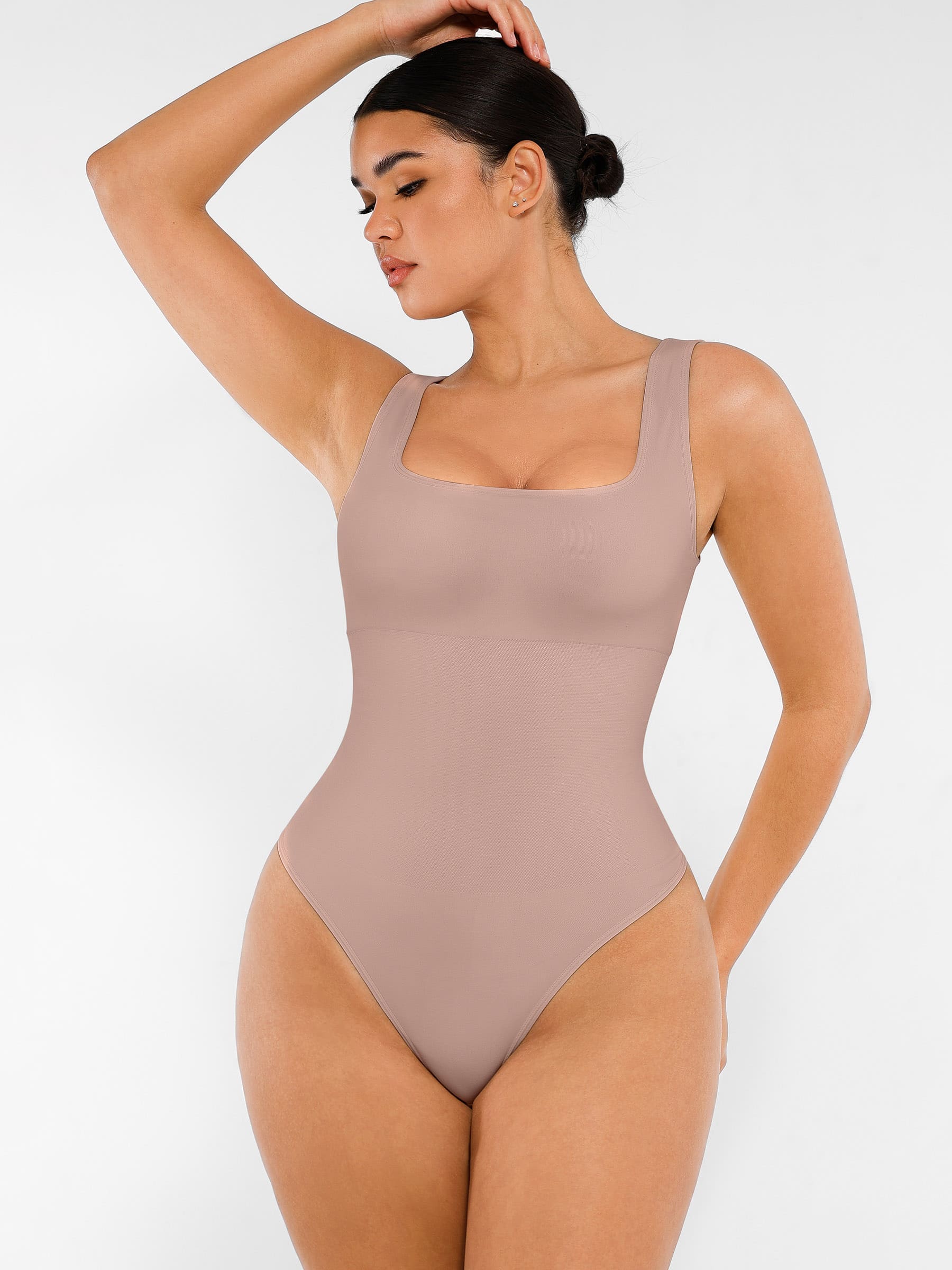 Feelingirl Seamless Shapewear Thong Bodysuit - Image 16