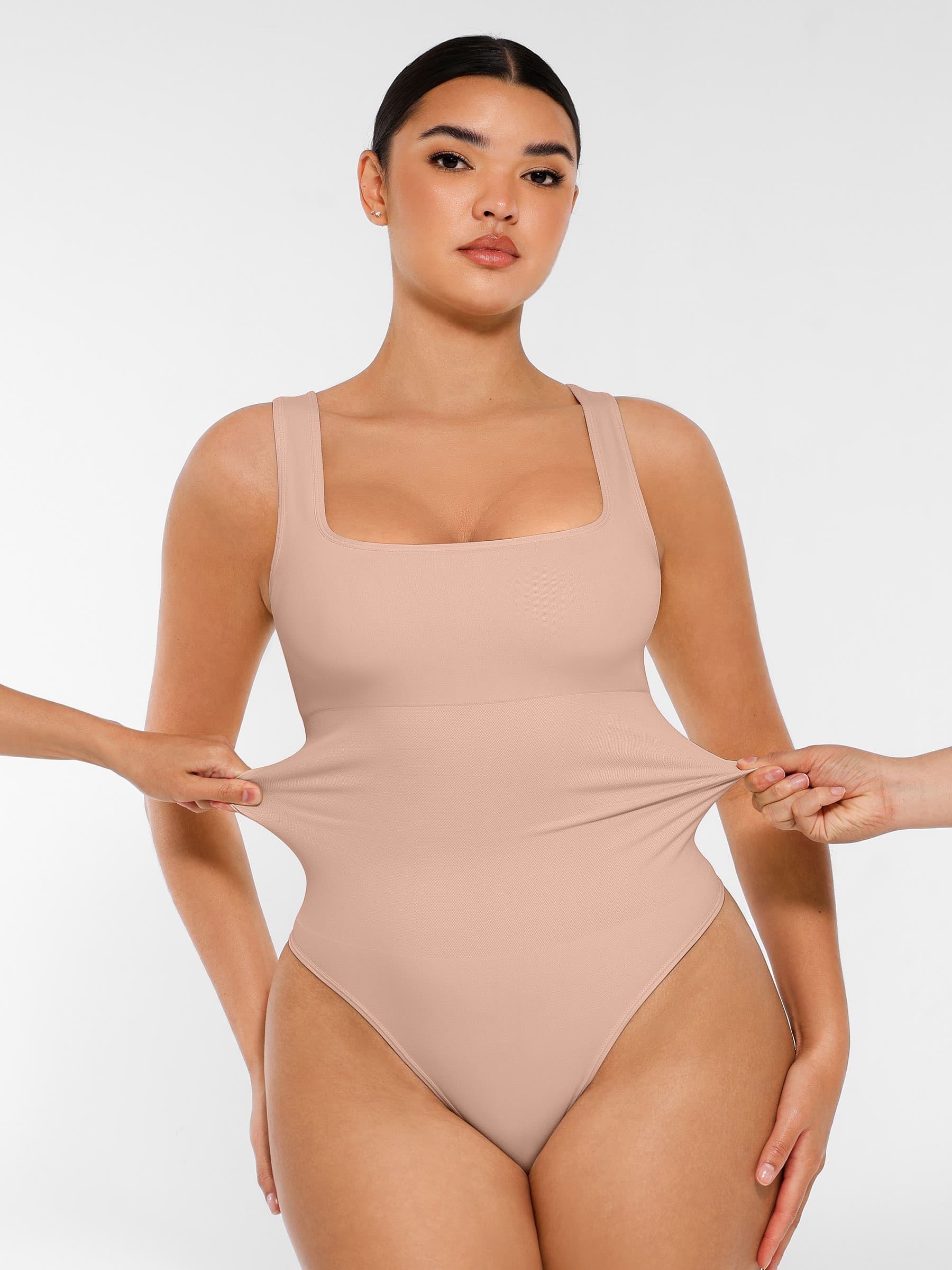 Feelingirl Seamless Shapewear Thong Bodysuit - Image 27