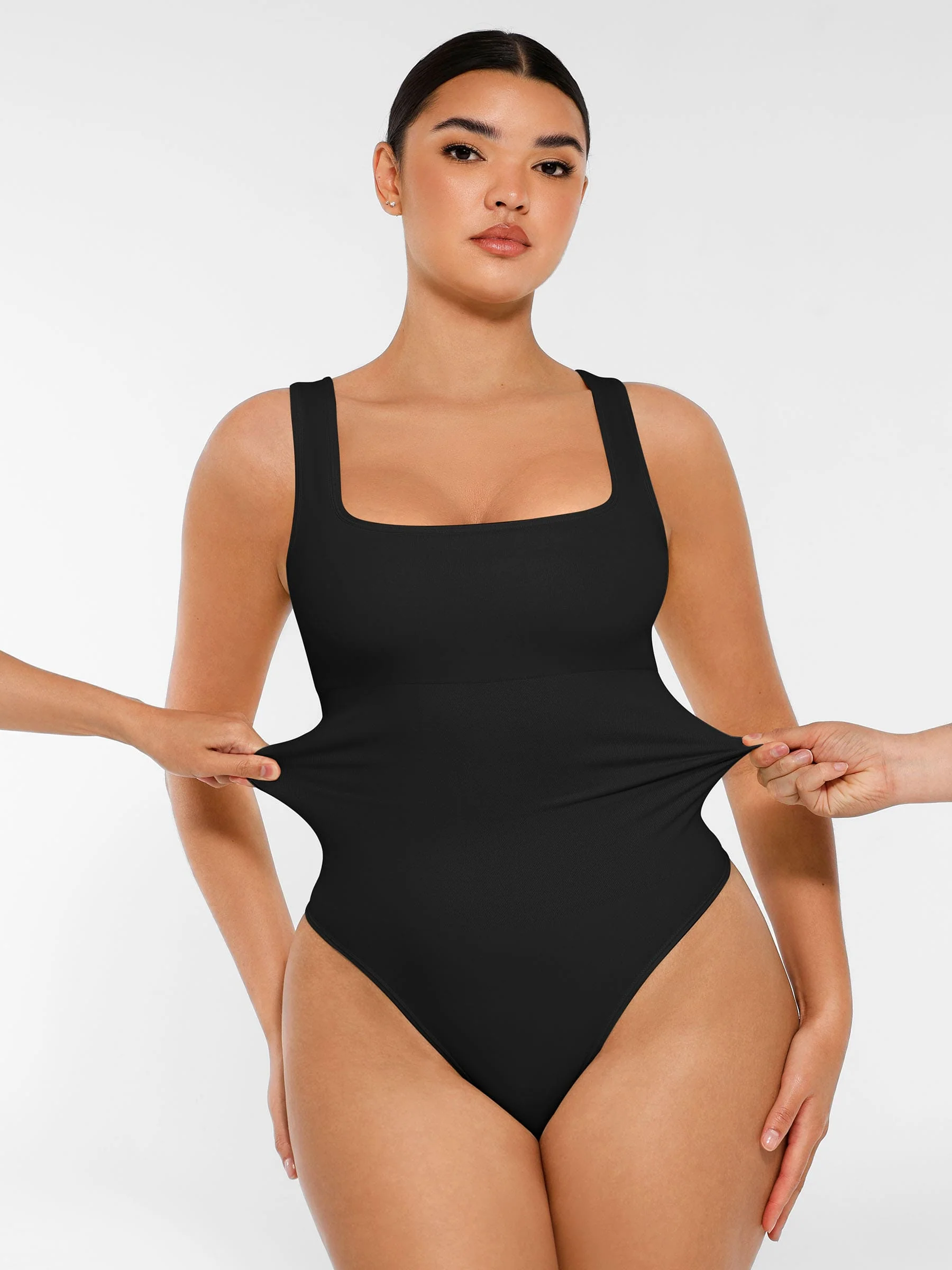 Feelingirl Seamless Shapewear Thong Bodysuit - Image 3