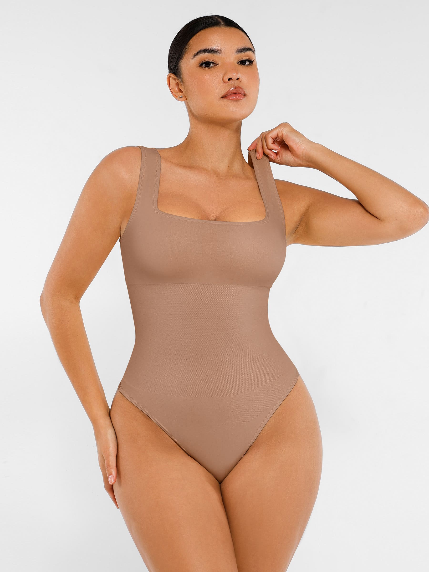 Feelingirl Seamless Shapewear Thong Bodysuit - Image 8
