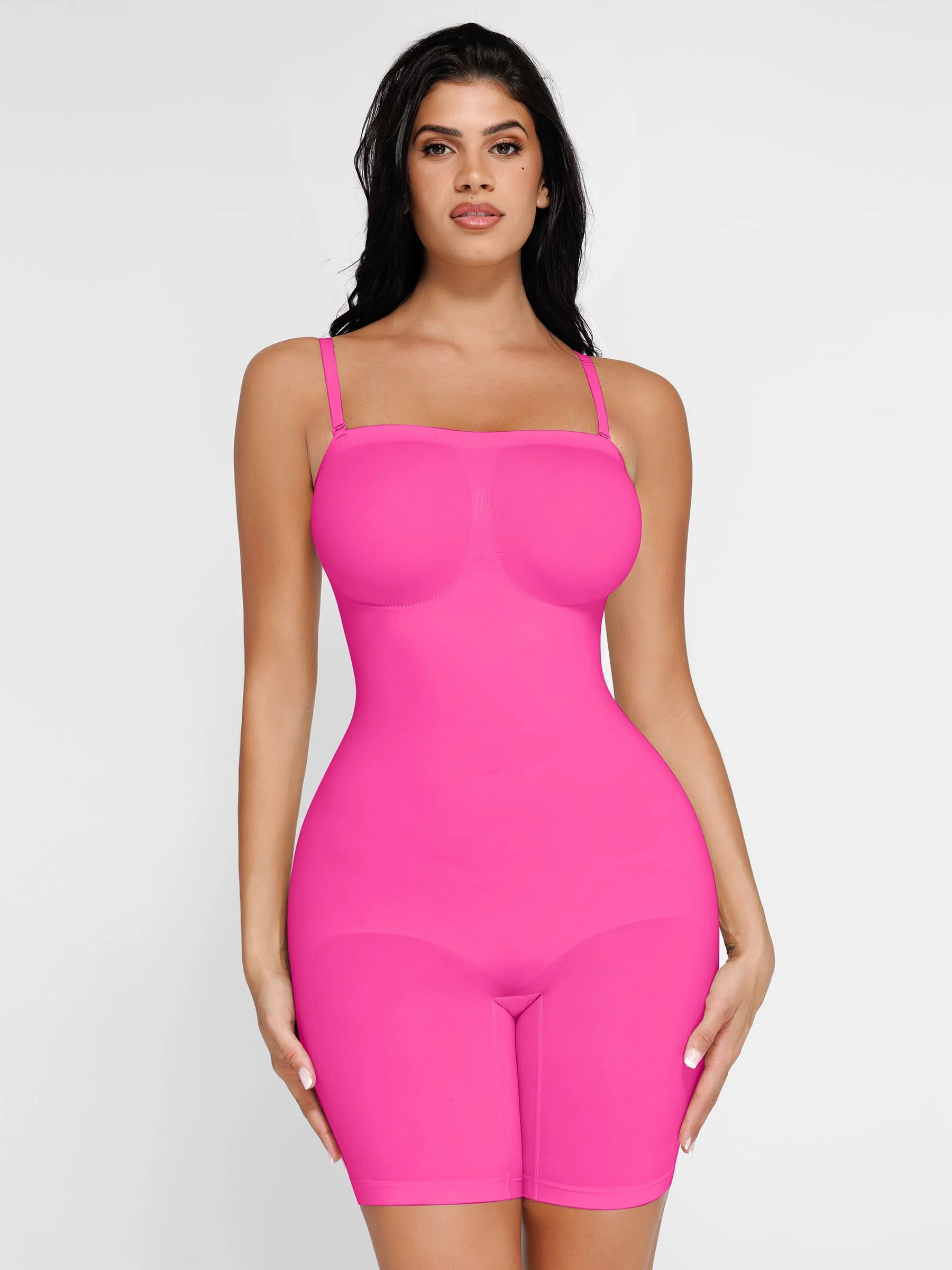 Feelingirl Seamless Strapless Bodysuit with Removable Straps - Image 101