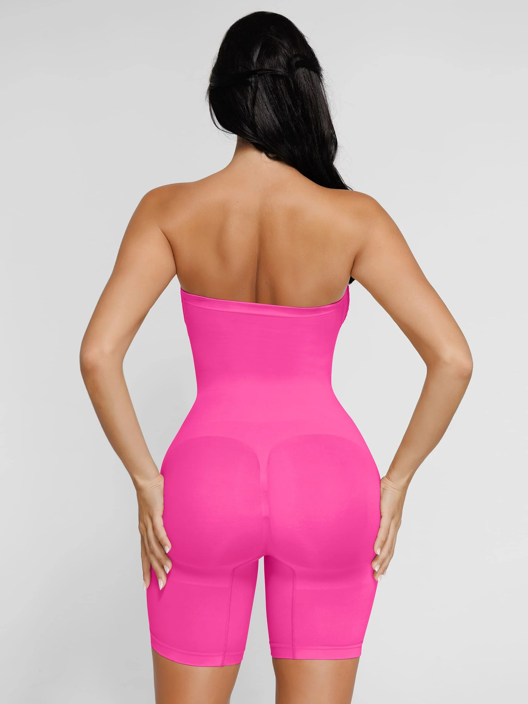 Feelingirl Seamless Strapless Bodysuit with Removable Straps - Image 104