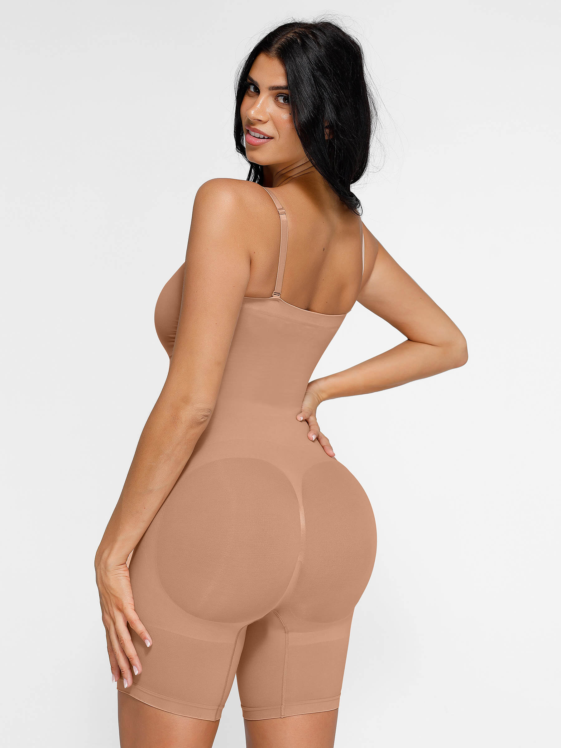 Feelingirl Seamless Strapless Bodysuit with Removable Straps - Image 41