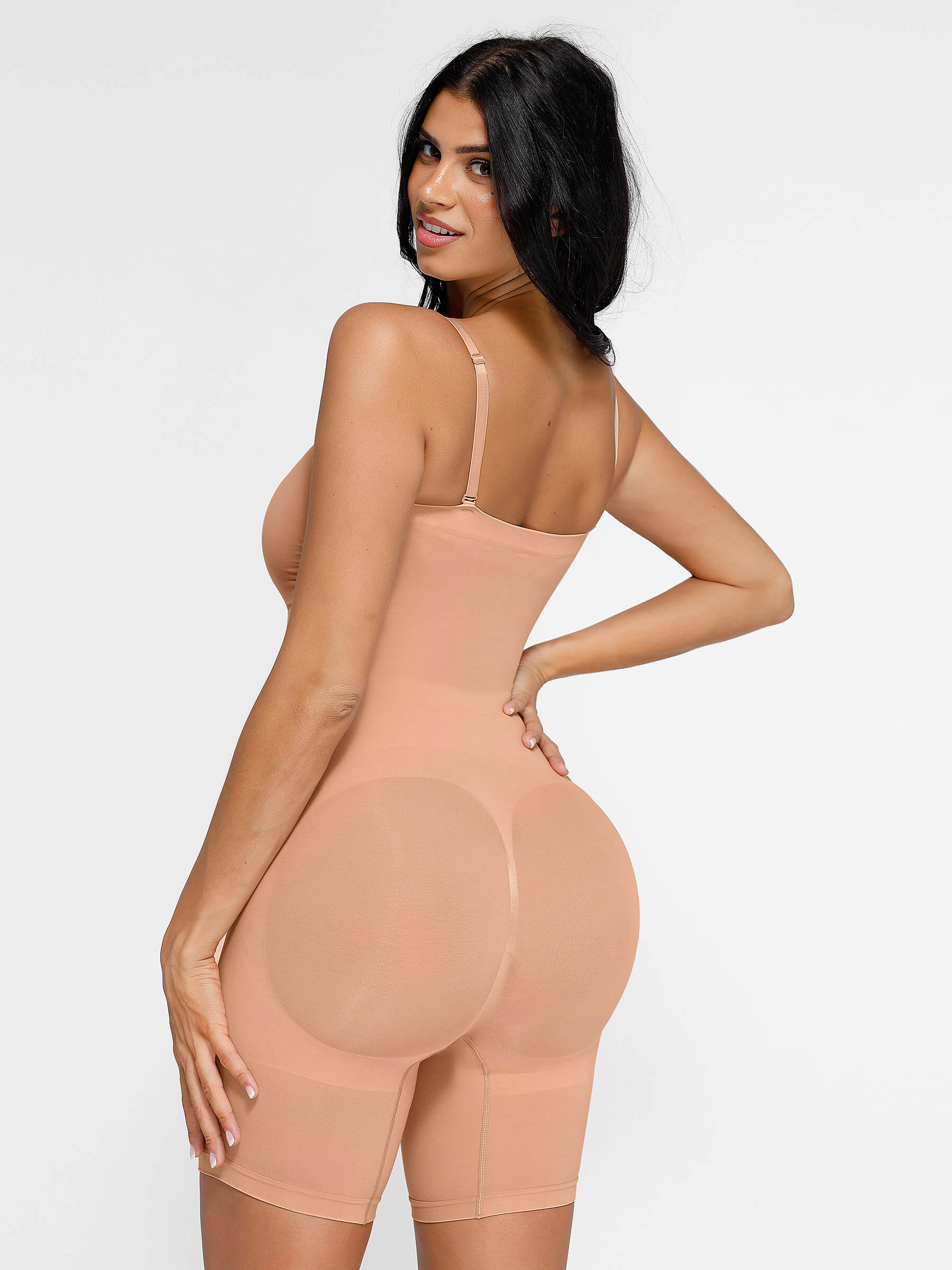 Feelingirl Seamless Strapless Bodysuit with Removable Straps - Image 58