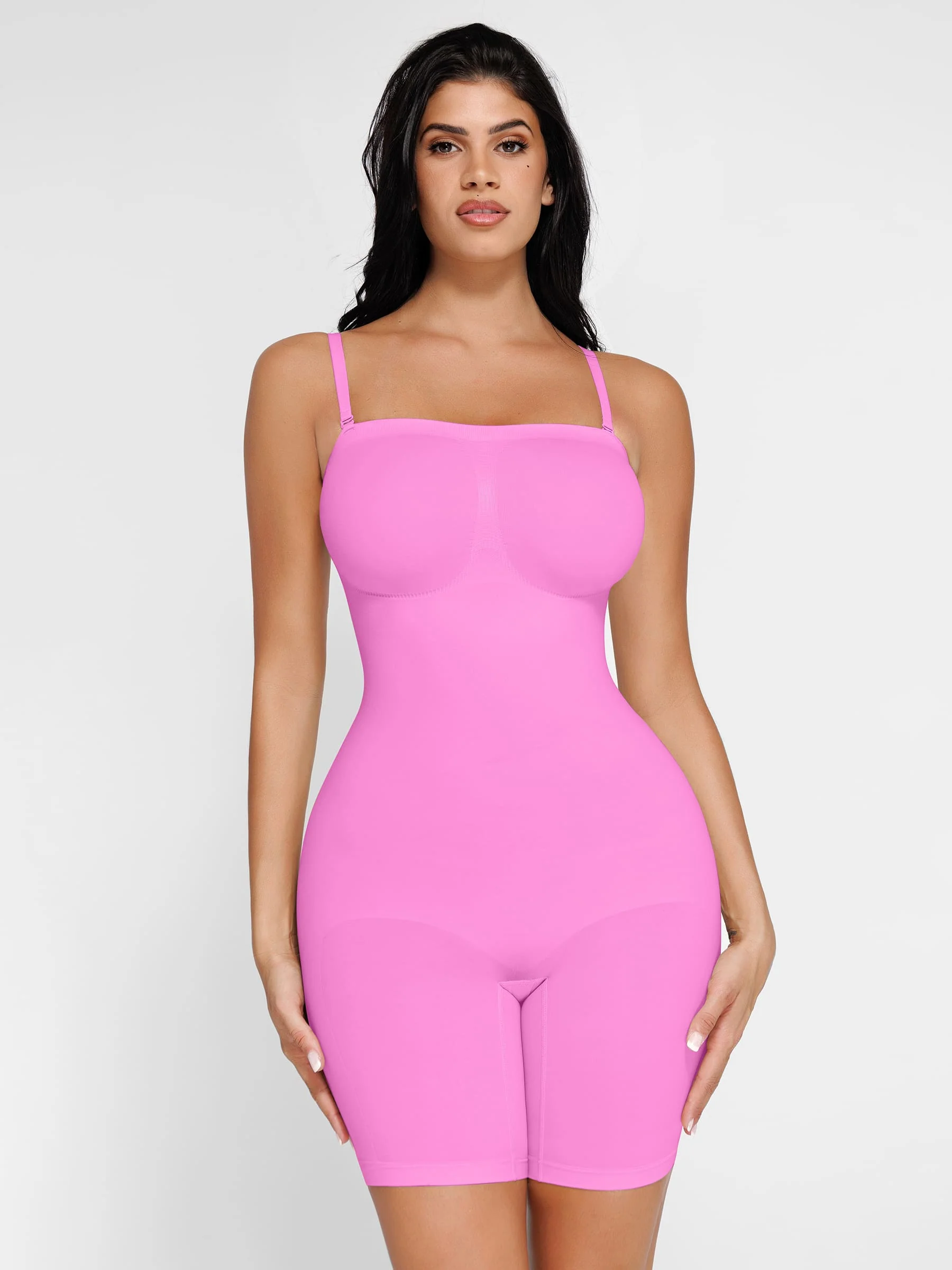 Feelingirl Seamless Strapless Bodysuit with Removable Straps - Image 73