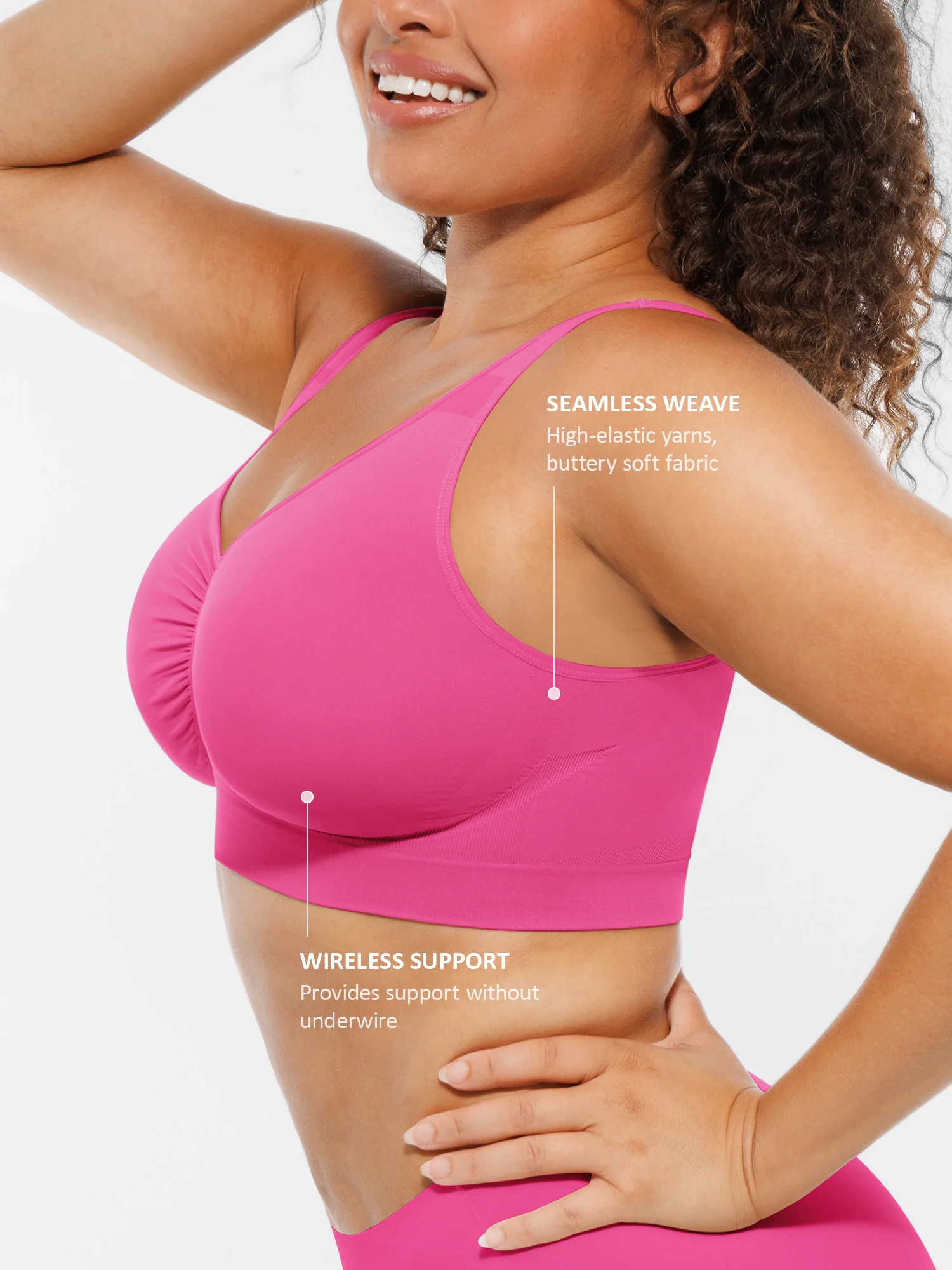 Feelingirl Seamless Wide Straps Everyday Bra - Image 41