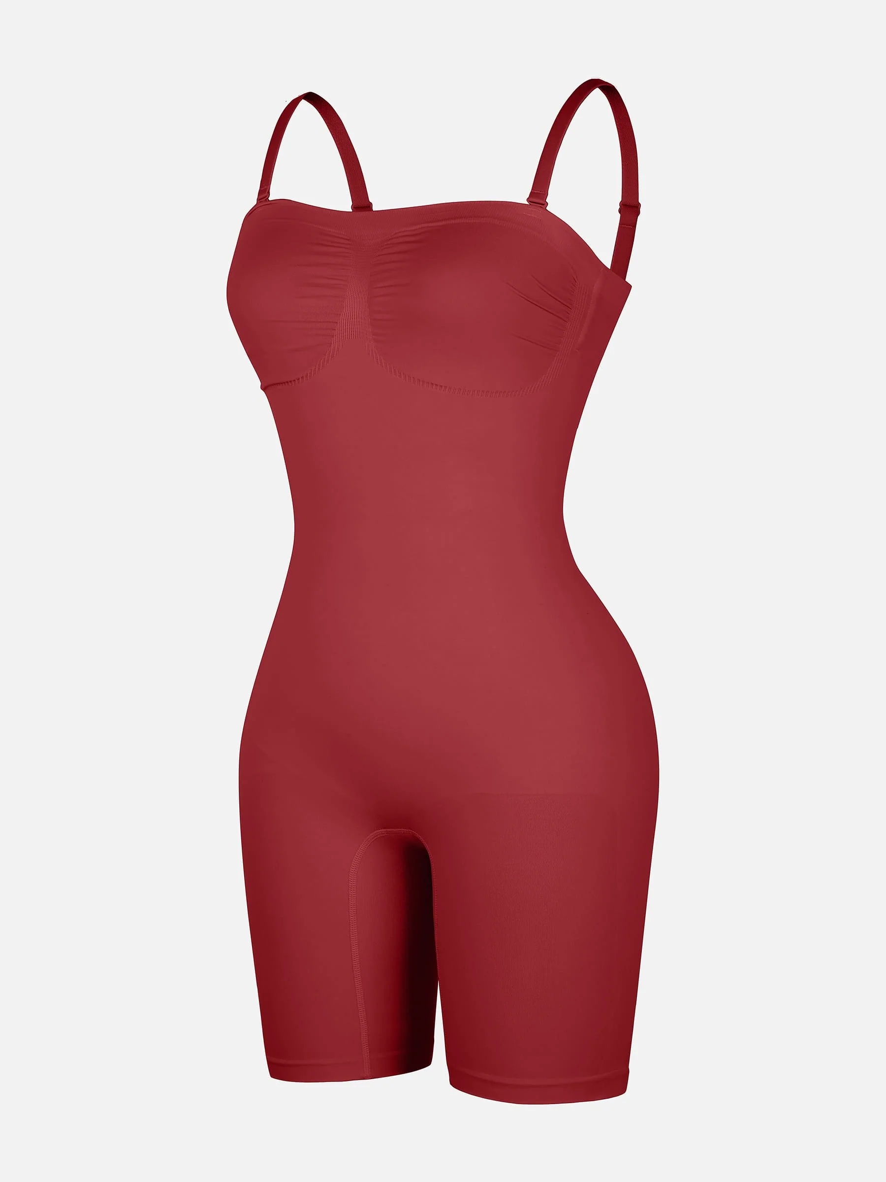 Feelingirl Seamless Strapless Bodysuit with Removable Straps - Image 89