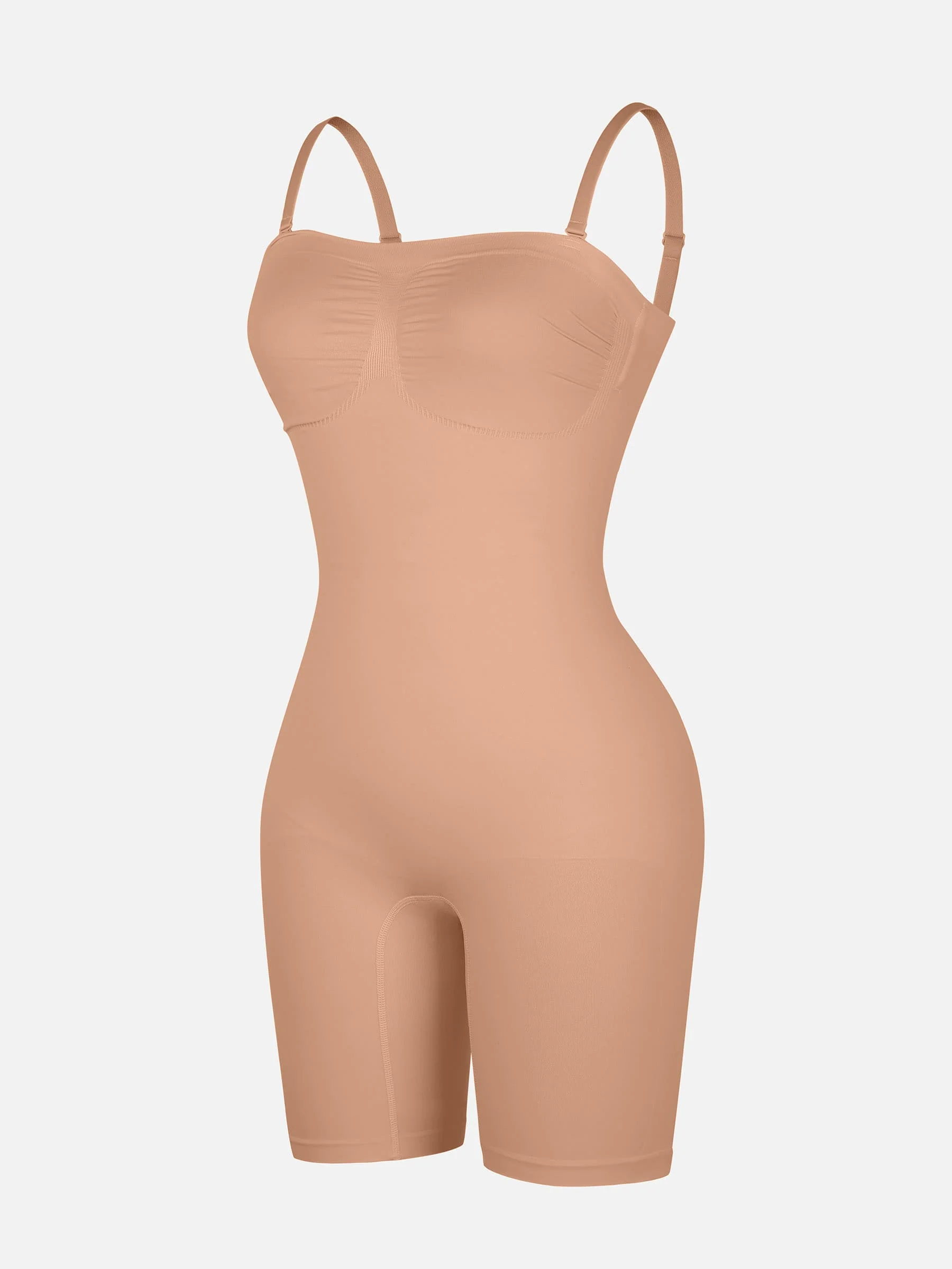Feelingirl Seamless Strapless Bodysuit with Removable Straps - Image 61