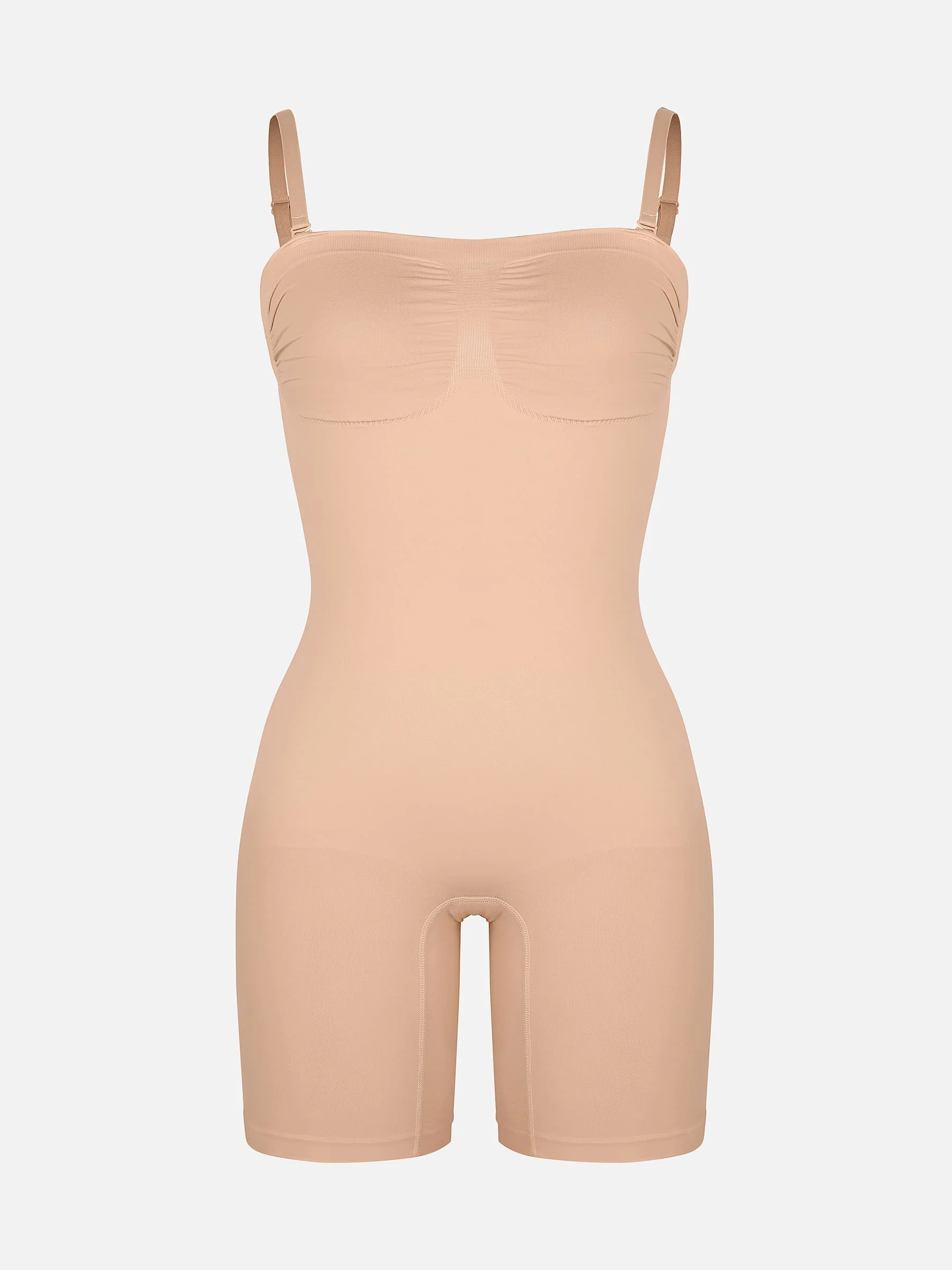 Feelingirl Seamless Strapless Bodysuit with Removable Straps - Image 68
