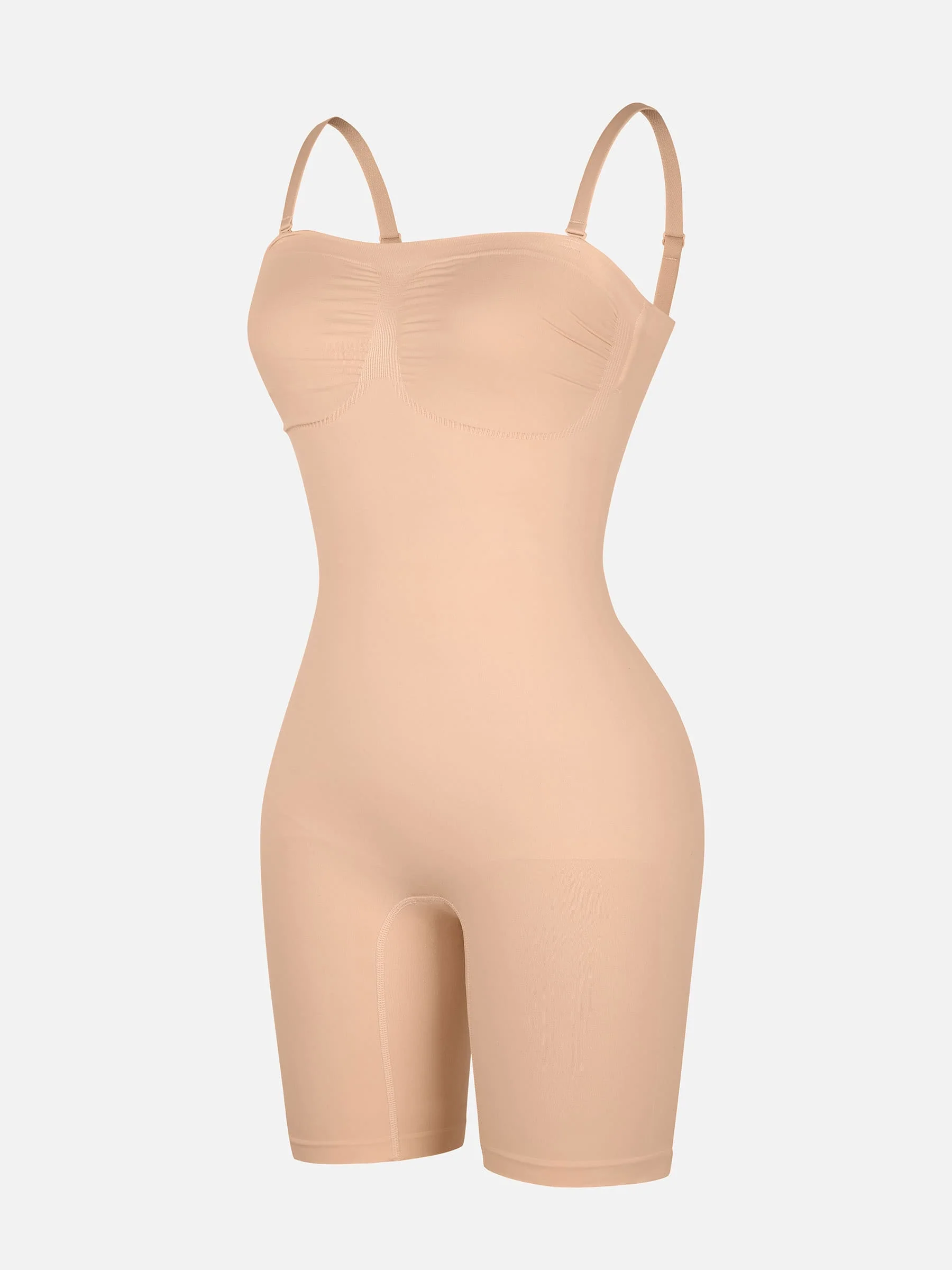 Feelingirl Seamless Strapless Bodysuit with Removable Straps - Image 69