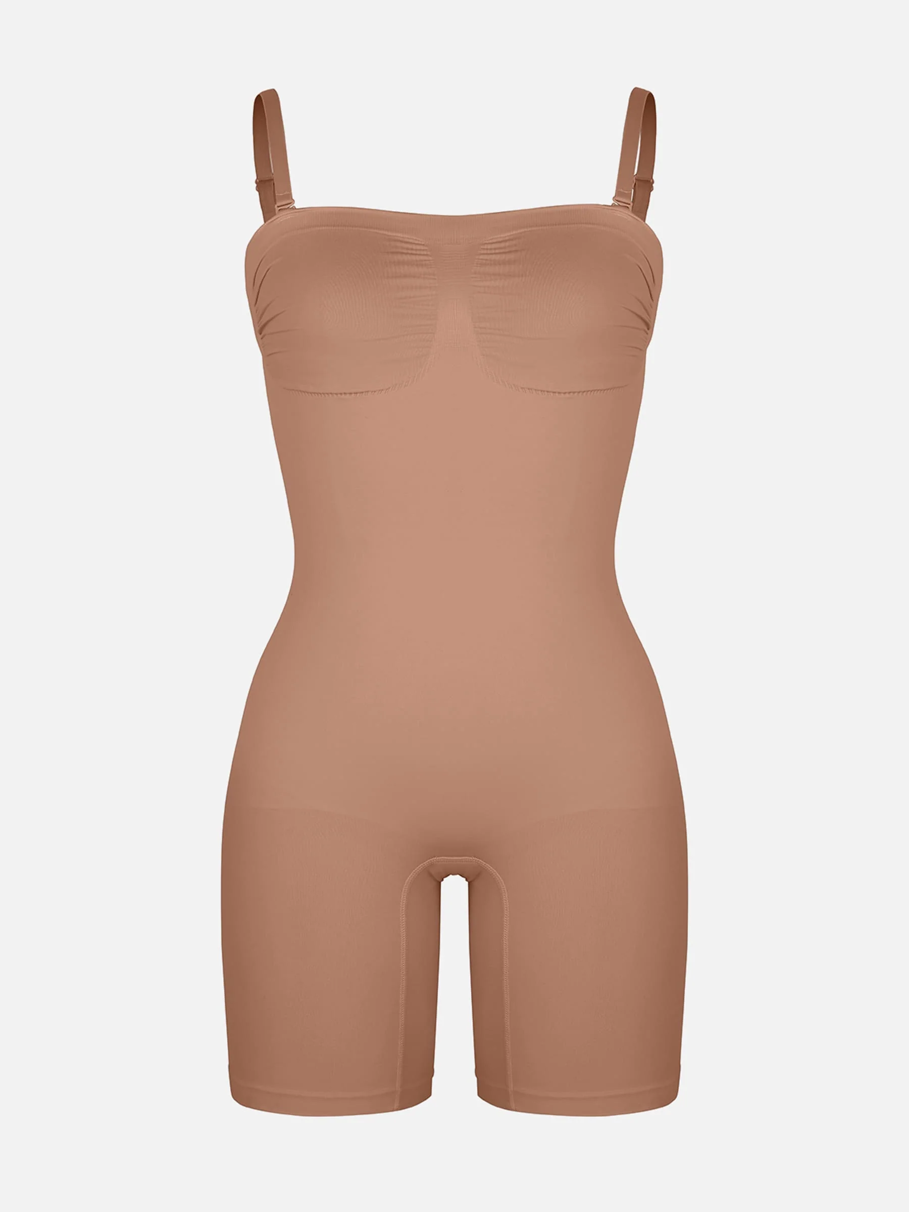 Feelingirl Seamless Strapless Bodysuit with Removable Straps - Image 42
