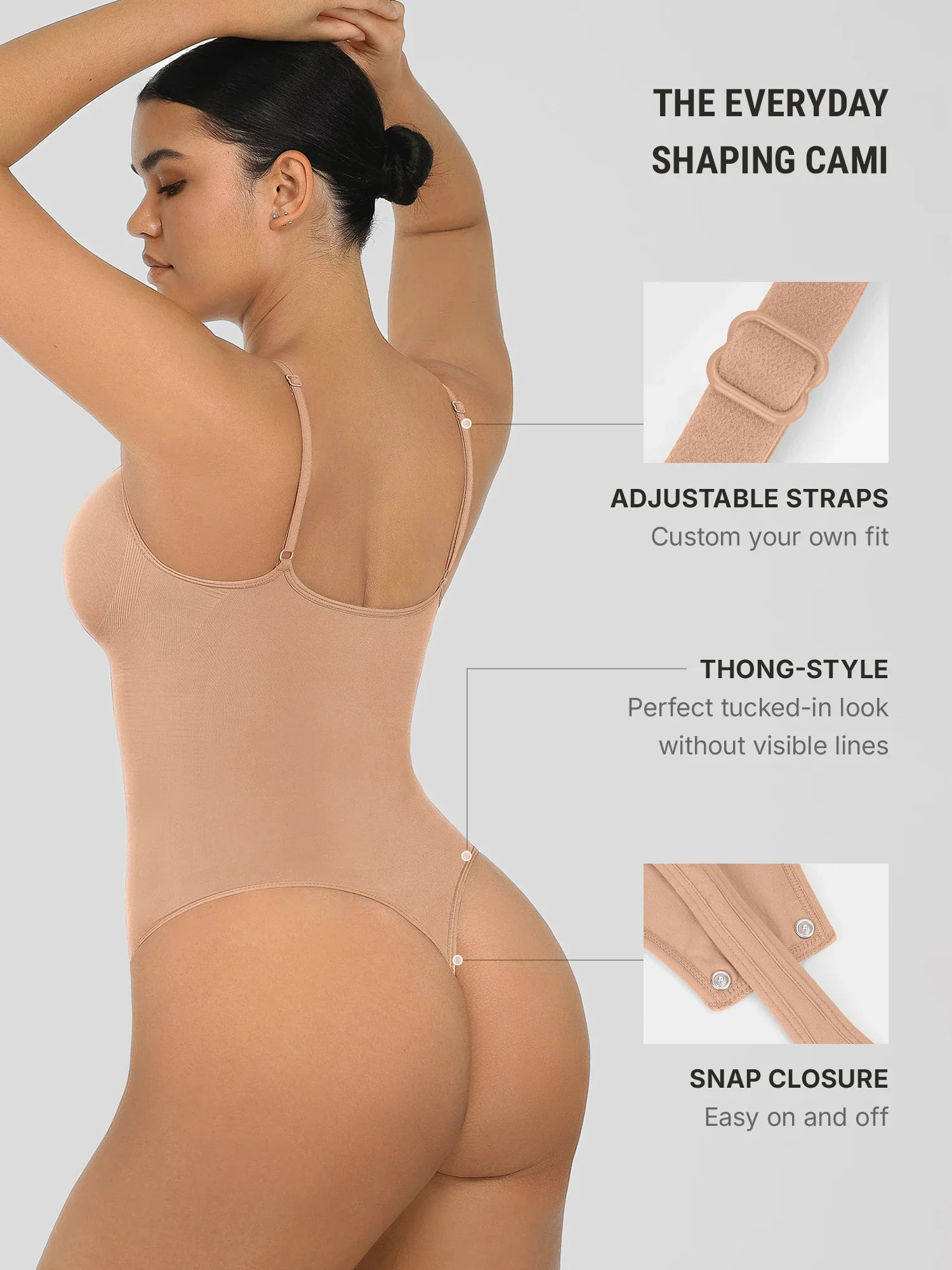 Feelingirl Smooth Contour™ Tummy Control Seamless Bodysuit - Image 4