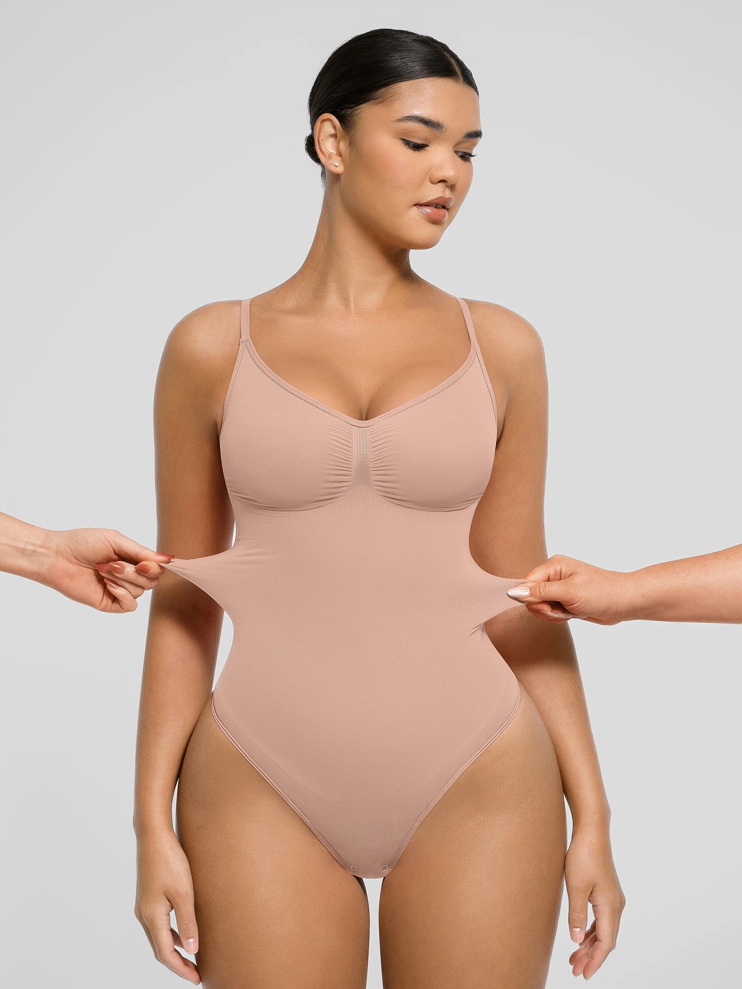 Feelingirl Smooth Contour™ Tummy Control Seamless Bodysuit - Image 40