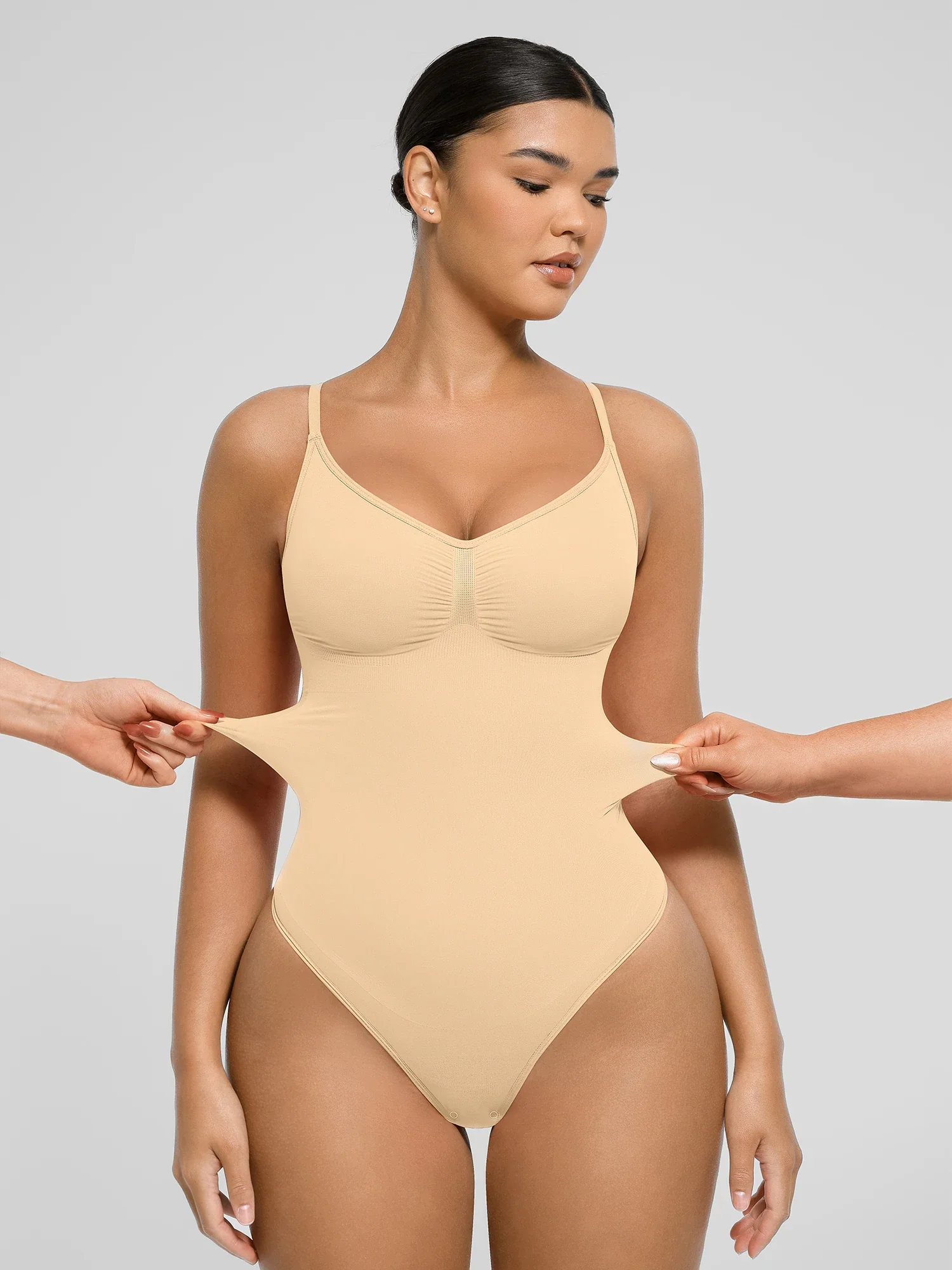 Feelingirl Smooth Contour™ Tummy Control Seamless Bodysuit - Image 48