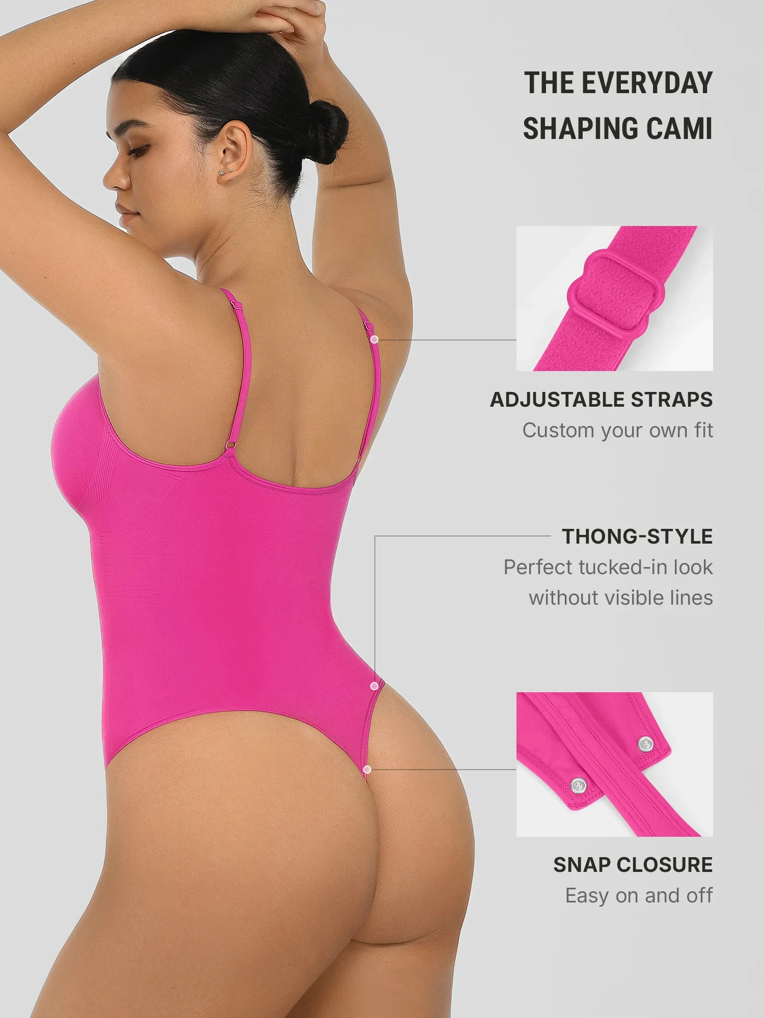 Feelingirl Smooth Contour™ Tummy Control Seamless Bodysuit - Image 57