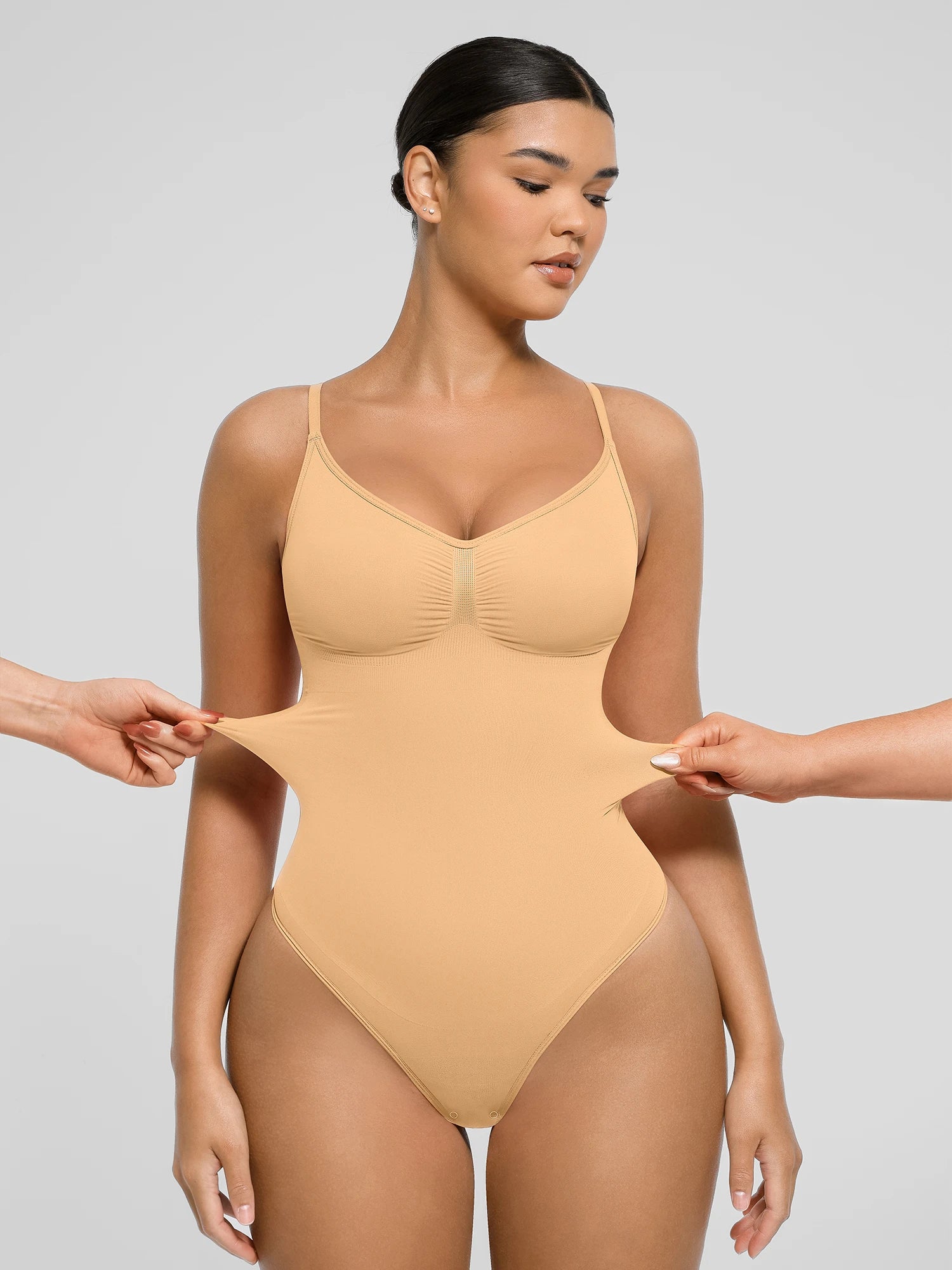 Feelingirl Smooth Contour™ Tummy Control Seamless Bodysuit - Image 86