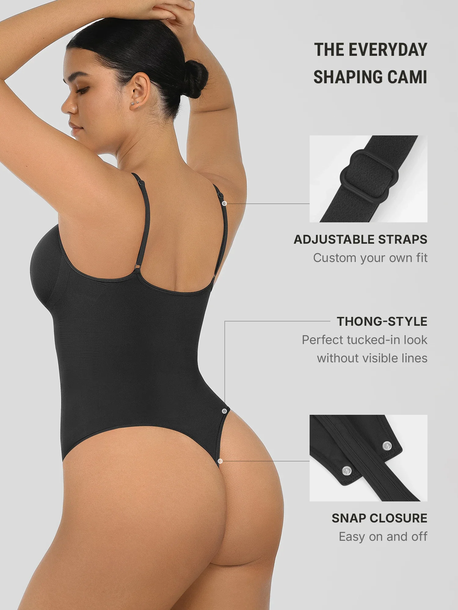 Feelingirl Smooth Contour™ Tummy Control Seamless Bodysuit - Image 92