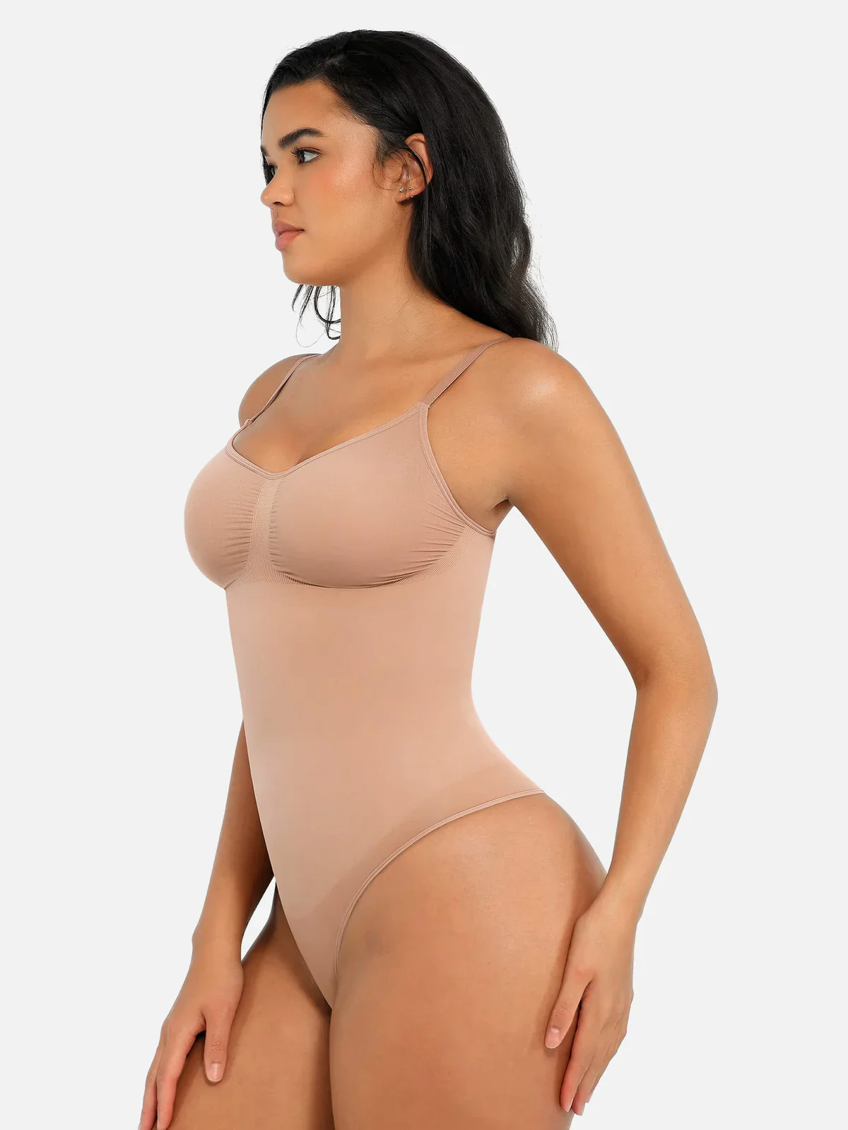 Feelingirl Tummy Control Seamless Thong Bodysuit - Image 61