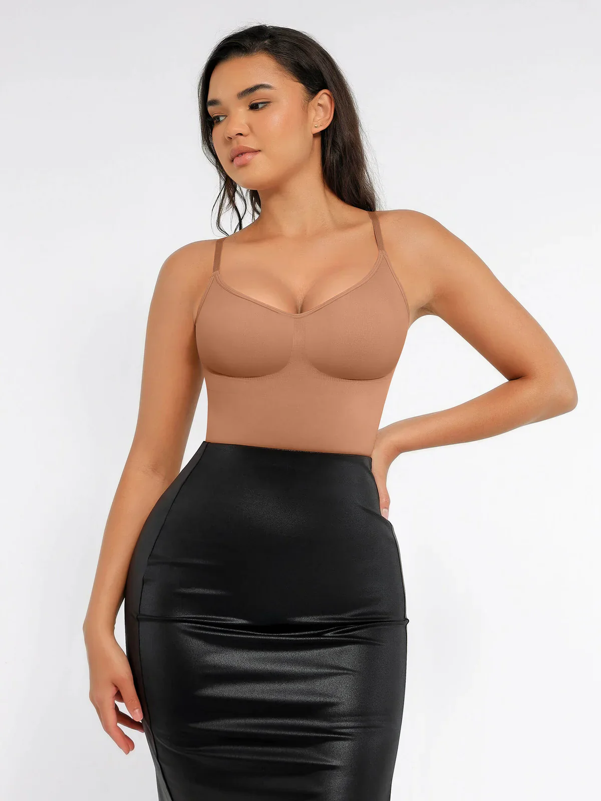 Feelingirl Tummy Control Seamless Thong Bodysuit - Image 78