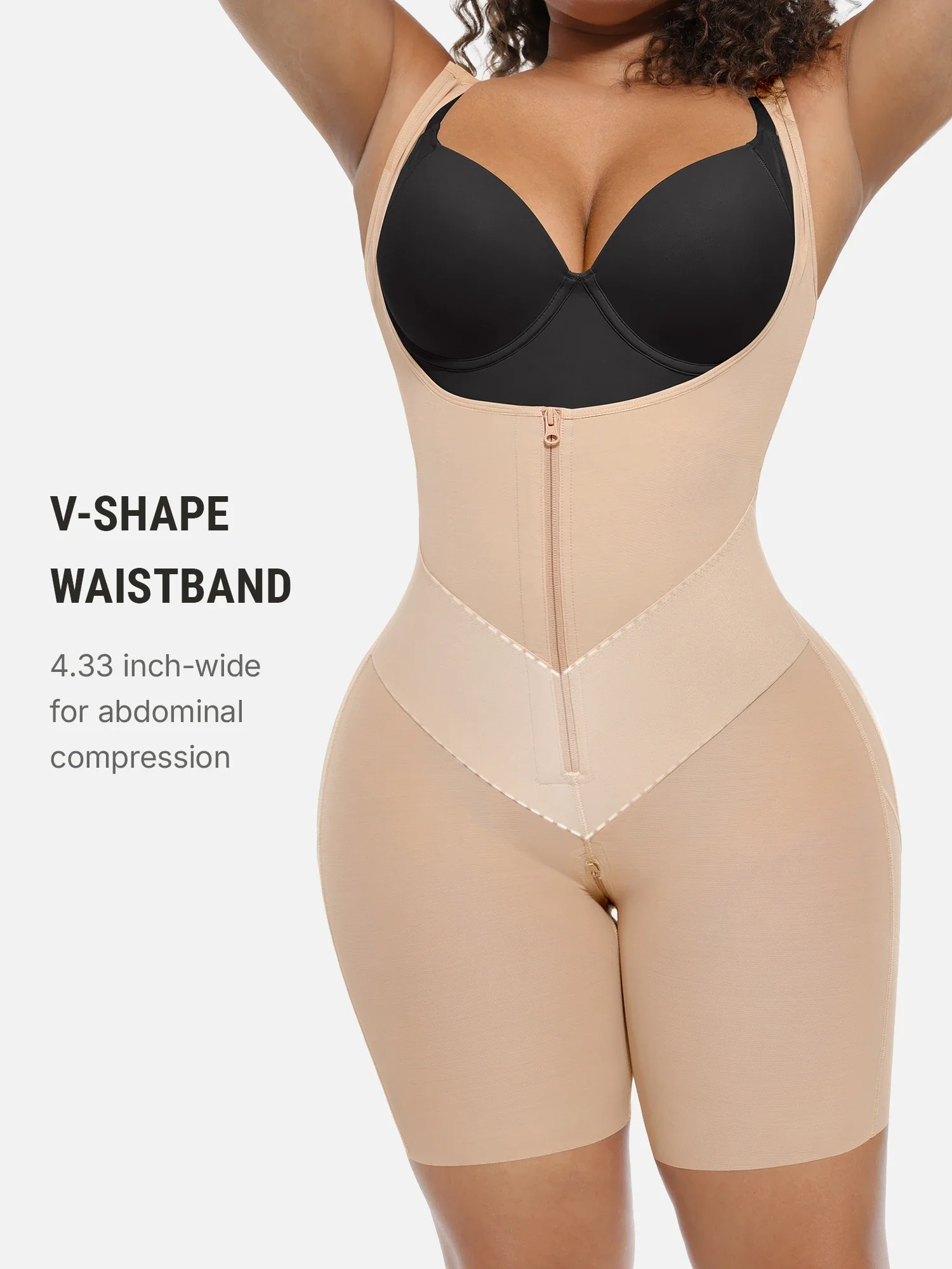 Feelingirl FeelVibe™ U-Shaped Faja Tummy Control Butt Lift Bodysuit - Image 12