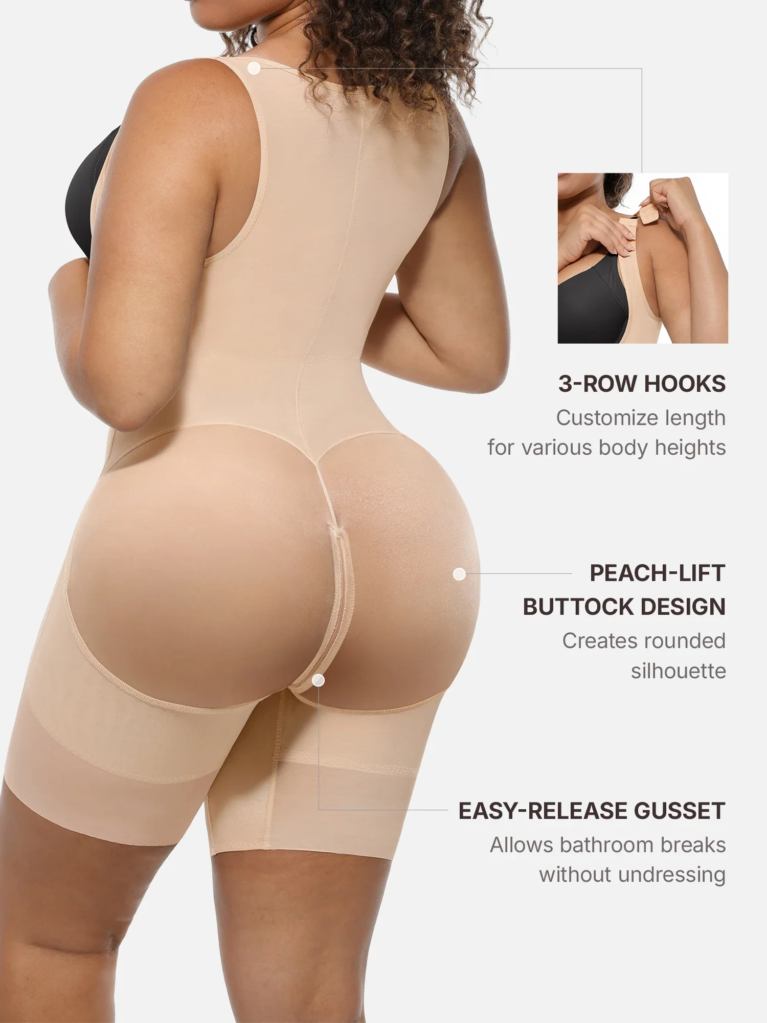 Feelingirl FeelVibe™ U-Shaped Faja Tummy Control Butt Lift Bodysuit - Image 13