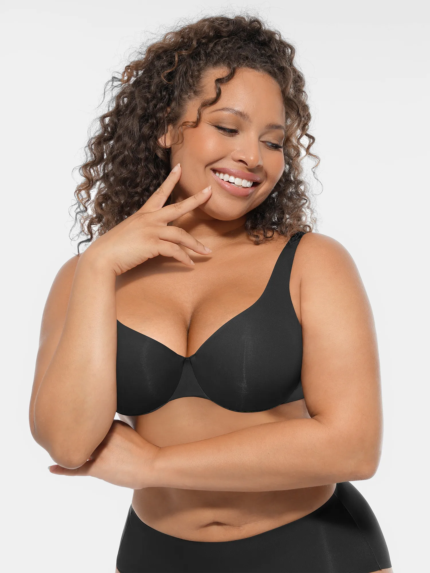 Feelingirl Adjustable Deep V-Neck Underwire Bra - Image 20